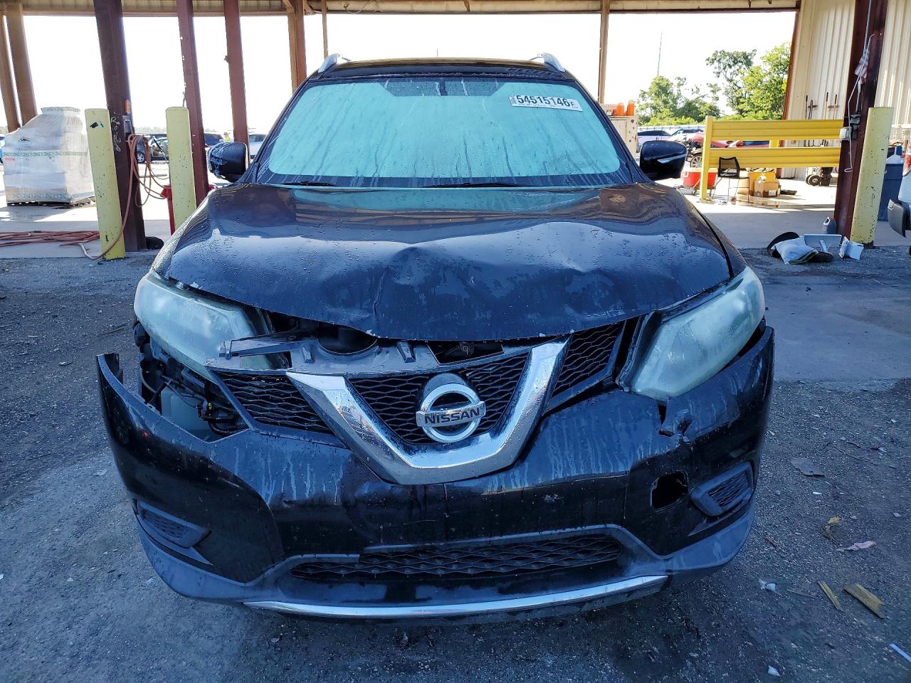 2015 Nissan Rogue Sv Black vin: KNMAT2MV0FP504965