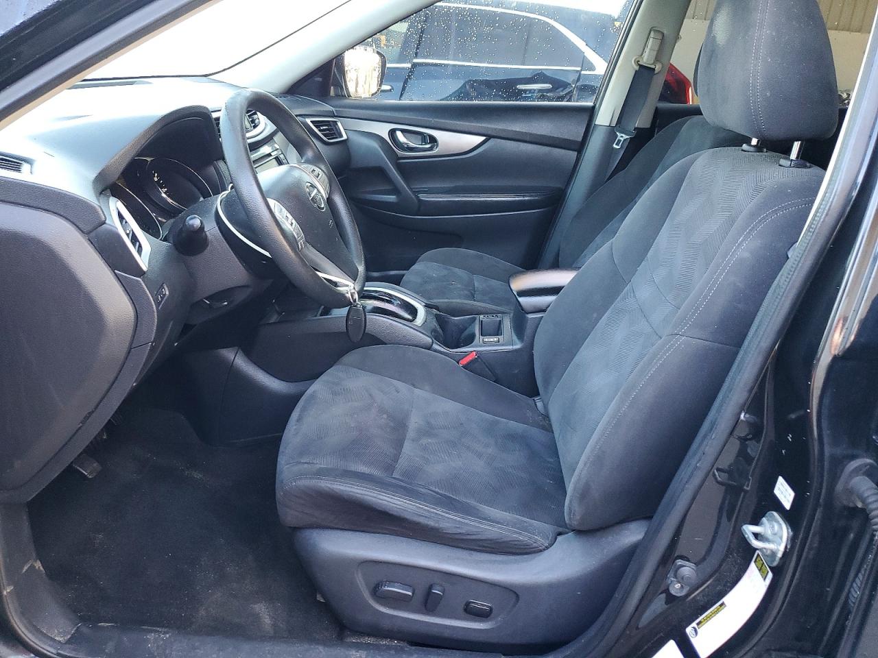 2015 Nissan Rogue Sv Black vin: KNMAT2MV0FP504965