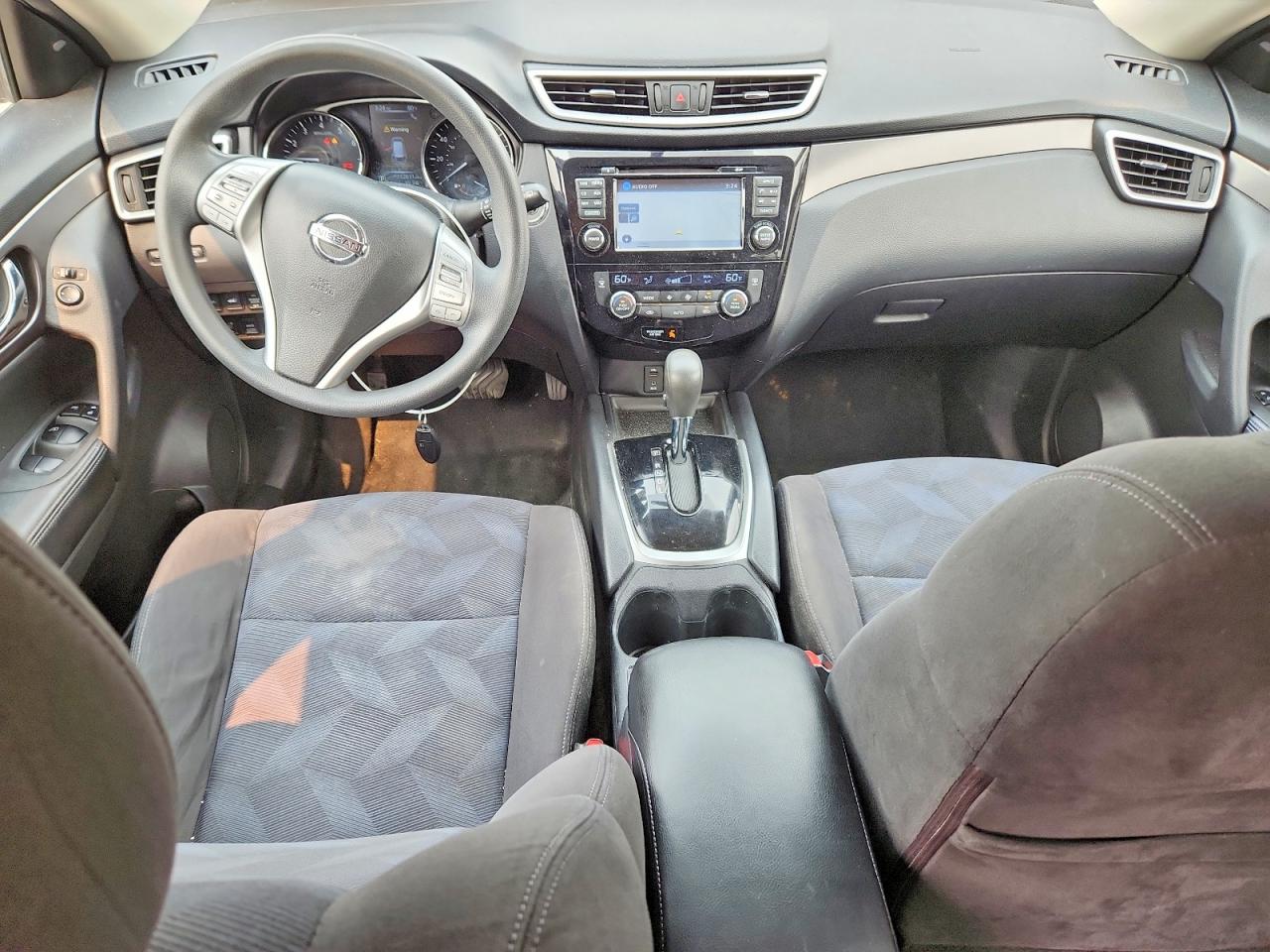2015 Nissan Rogue Sv Серый vin: KNMAT2MV0FP506277