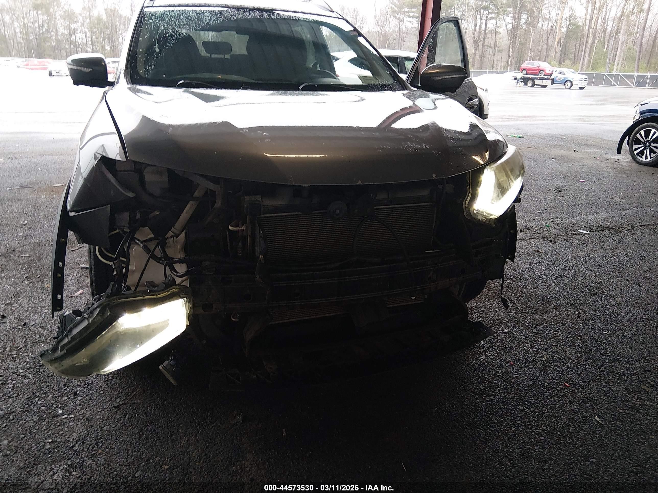 2015 Nissan Rogue Sv Gray vin: KNMAT2MV0FP510281