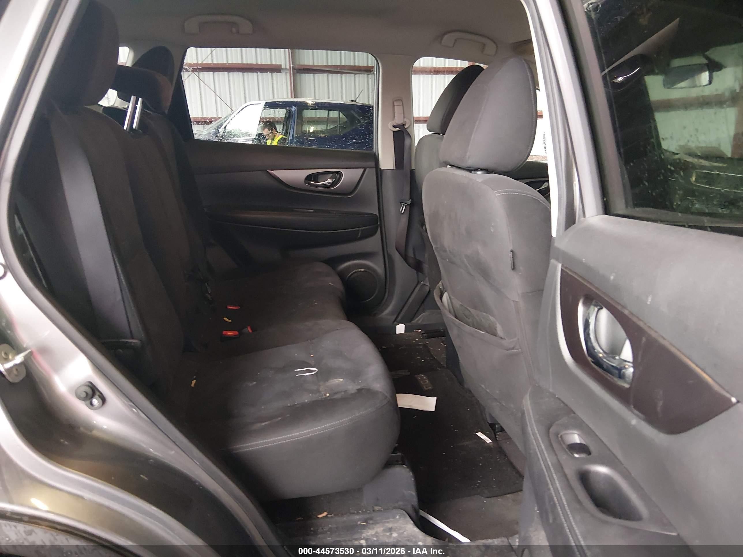 2015 Nissan Rogue Sv Gray vin: KNMAT2MV0FP510281