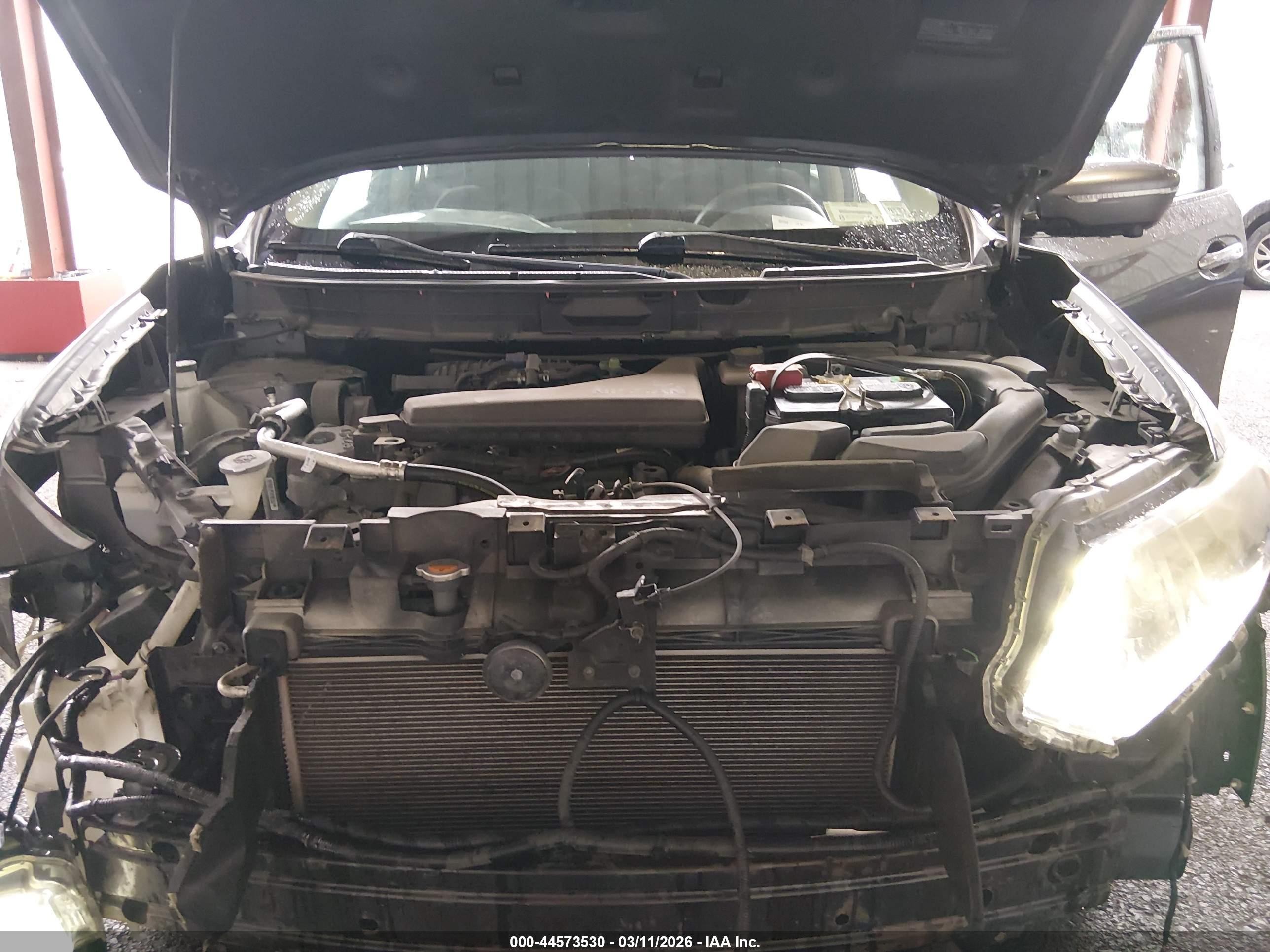 2015 Nissan Rogue Sv Gray vin: KNMAT2MV0FP510281