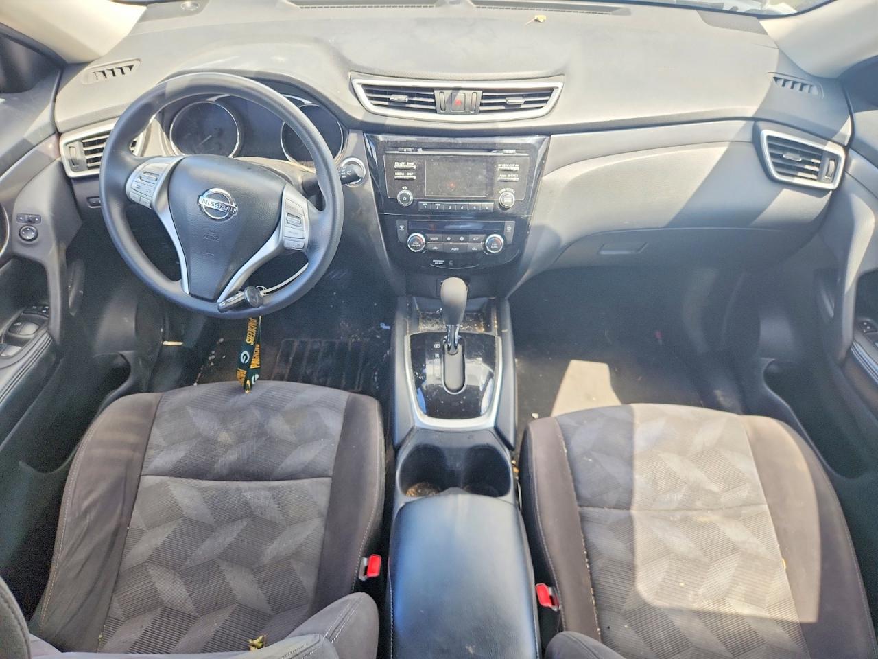 2015 Nissan Rogue Sv Silver vin: KNMAT2MV0FP515920