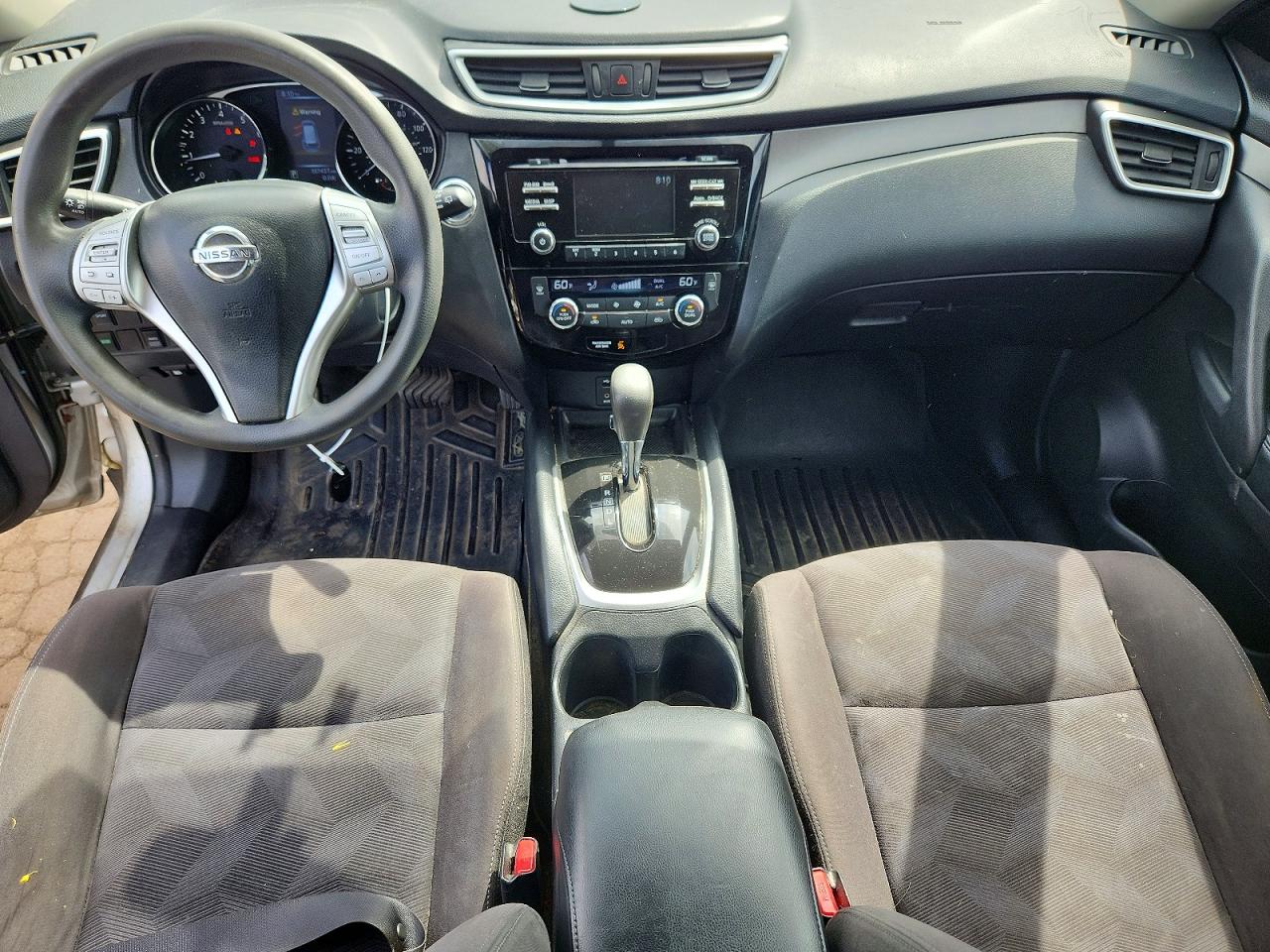 2015 Nissan Rogue Sv Silver vin: KNMAT2MV0FP519062