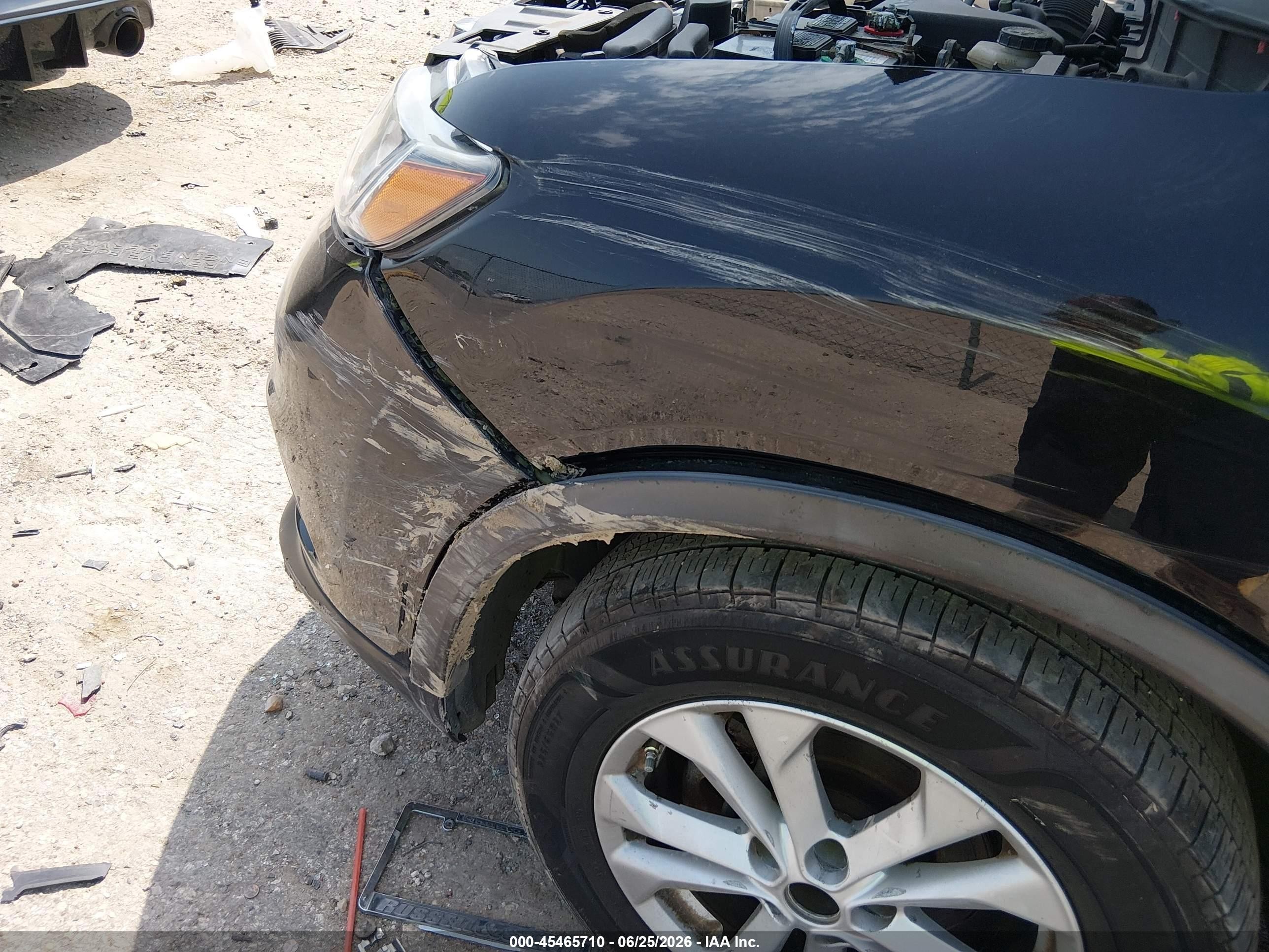 2015 Nissan Rogue Sv Black vin: KNMAT2MV0FP520129