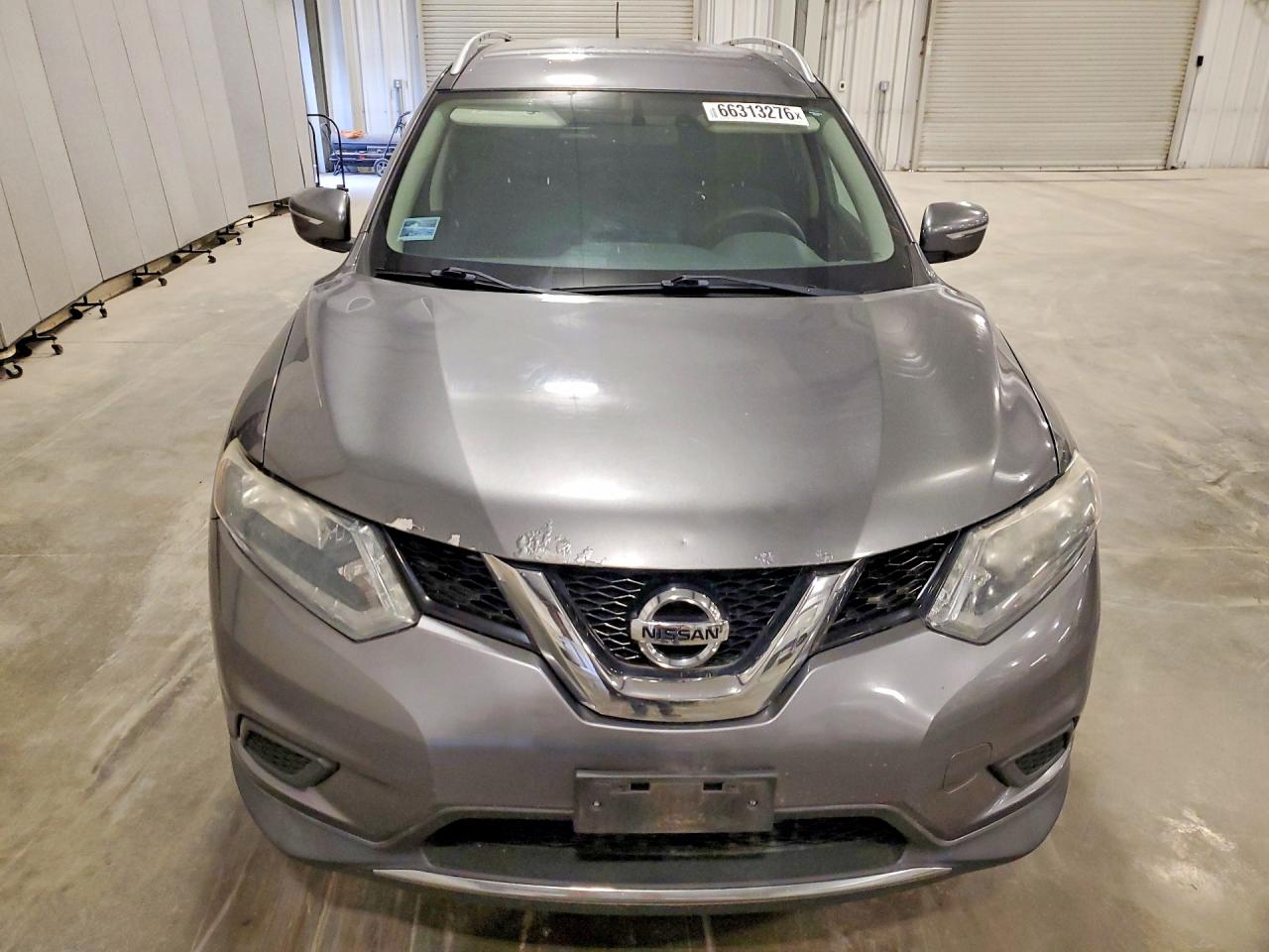2015 Nissan Rogue Sv Gray vin: KNMAT2MV0FP520678