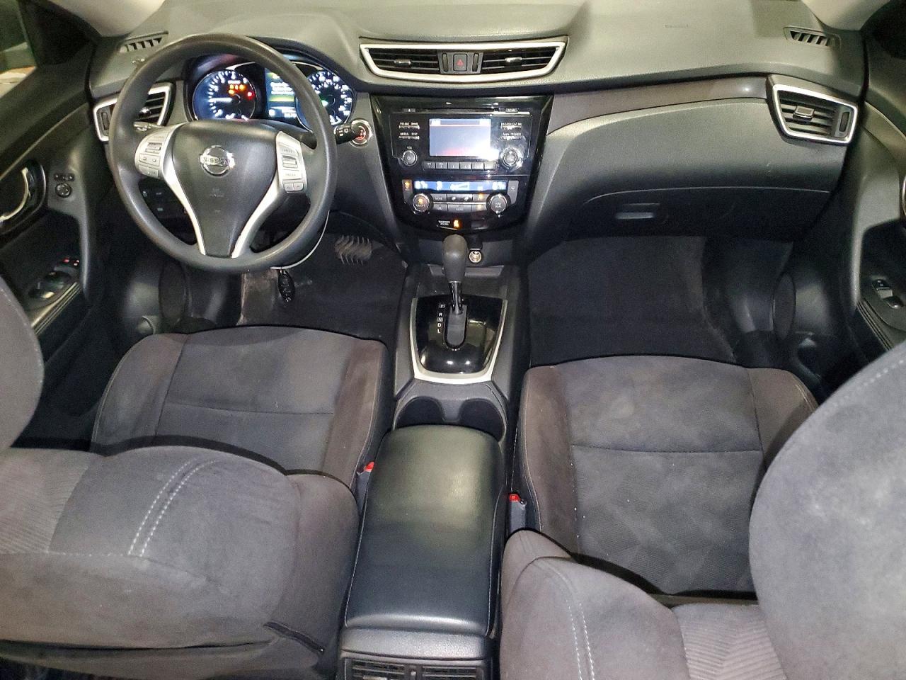 2015 Nissan Rogue Sv Gray vin: KNMAT2MV0FP520678