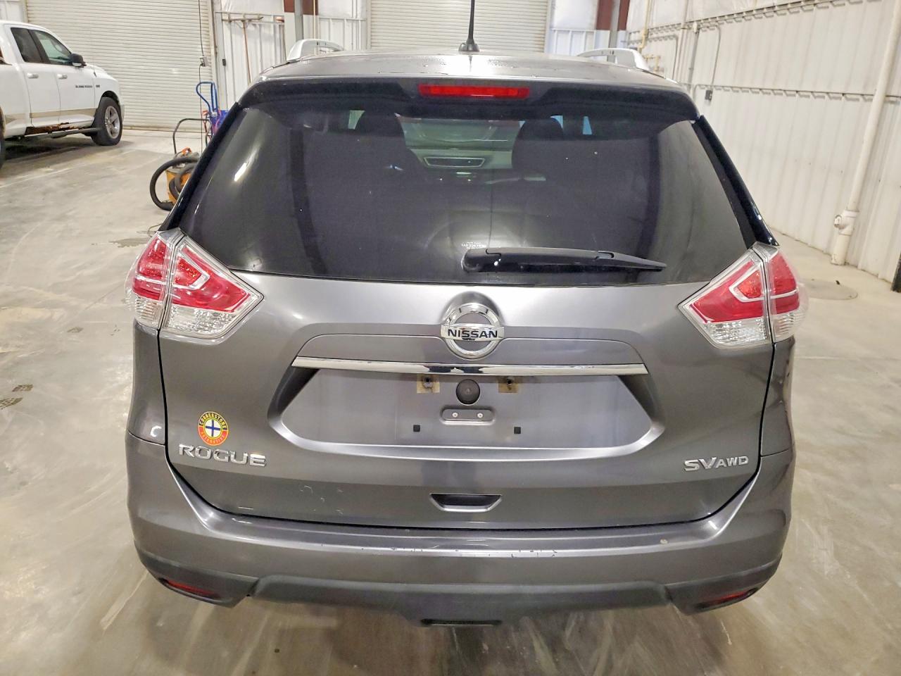 2015 Nissan Rogue Sv Gray vin: KNMAT2MV0FP520678