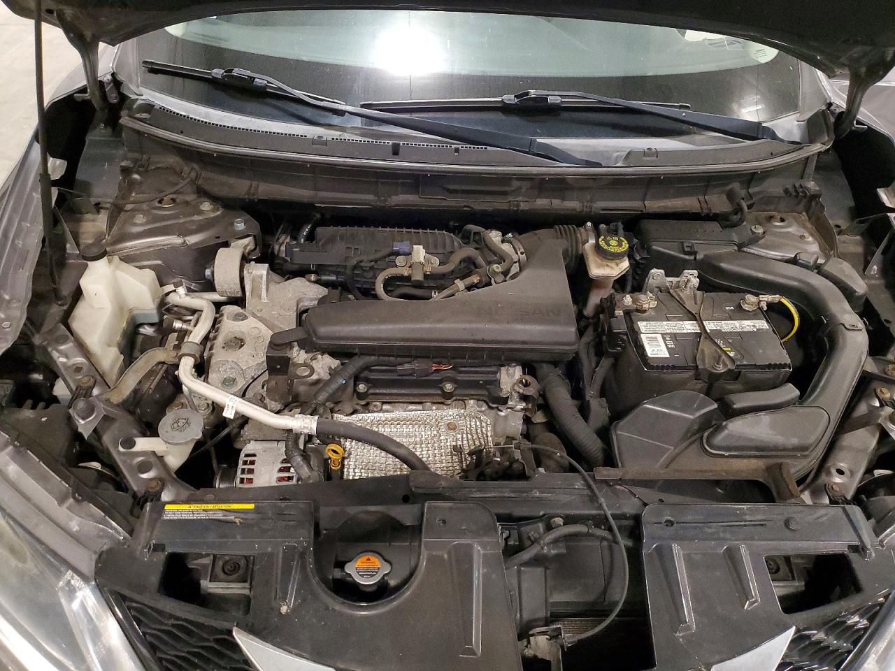 2015 Nissan Rogue Sv Gray vin: KNMAT2MV0FP520678
