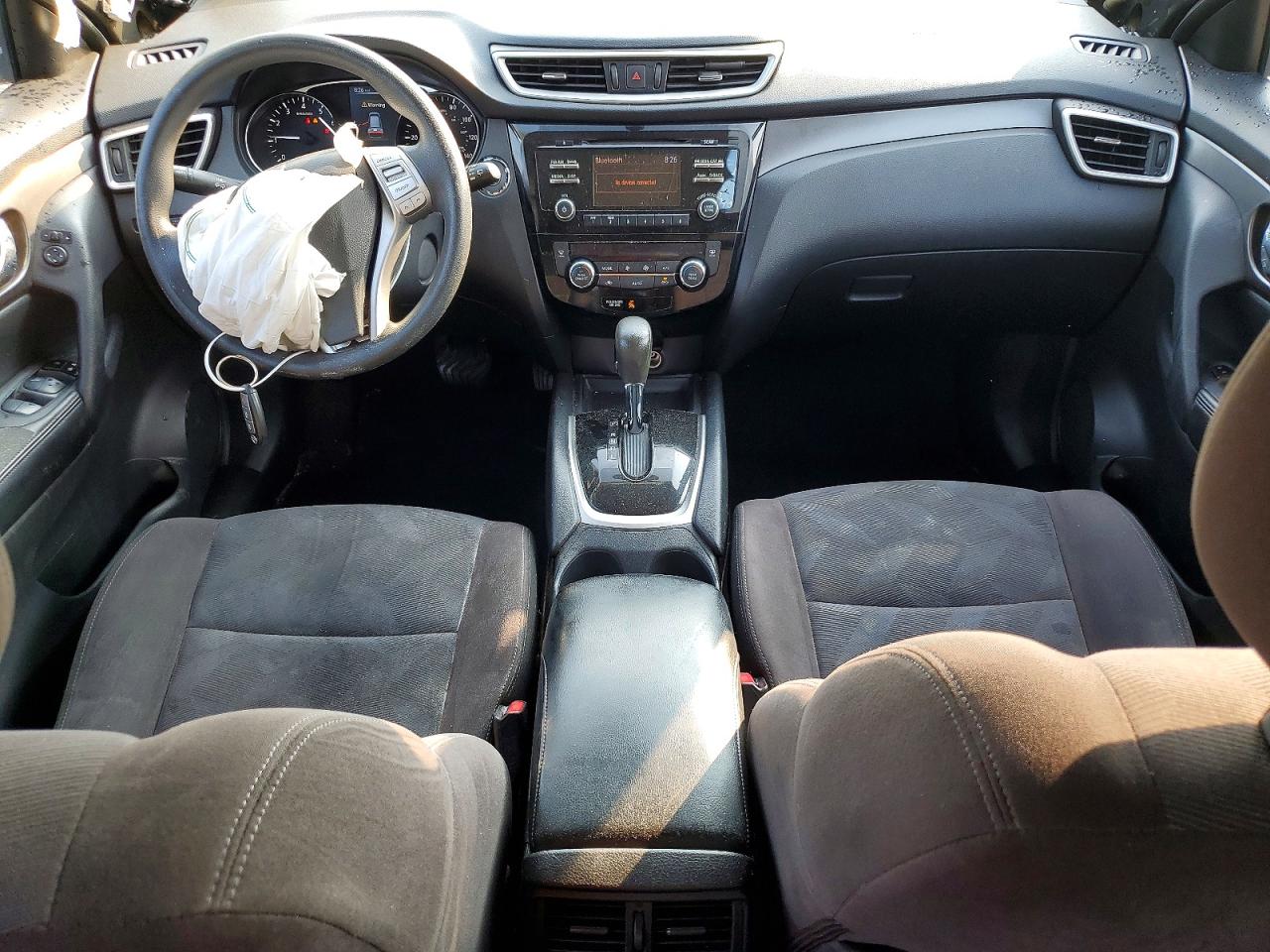 2015 Nissan Rogue S Black vin: KNMAT2MV0FP521863