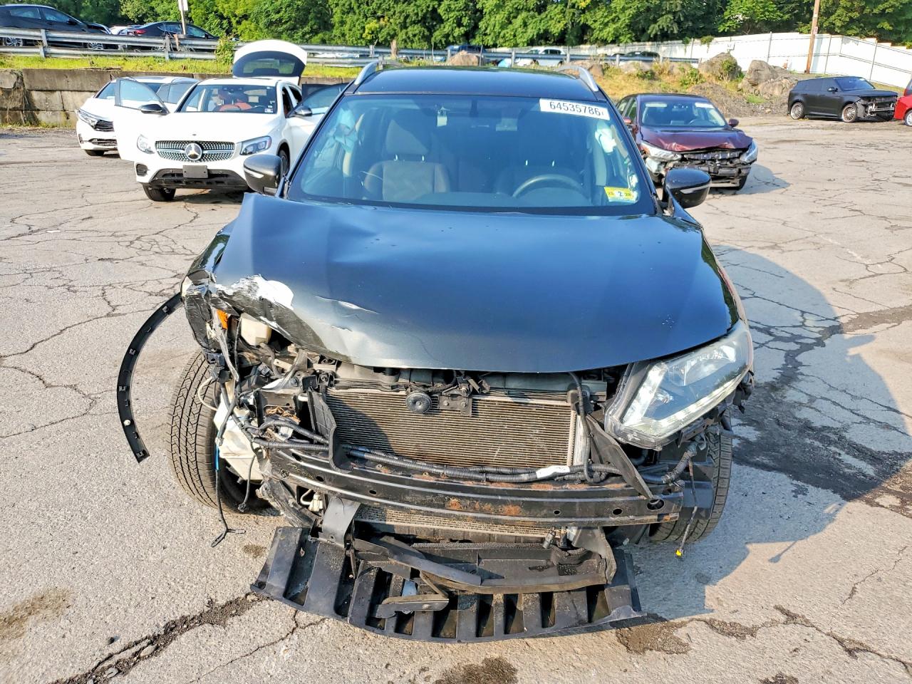 2015 Nissan Rogue S Black vin: KNMAT2MV0FP521863