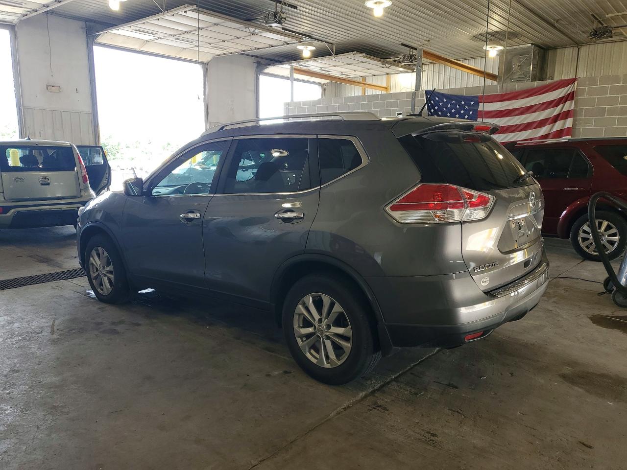 2015 Nissan Rogue Sv Charcoal vin: KNMAT2MV0FP543510