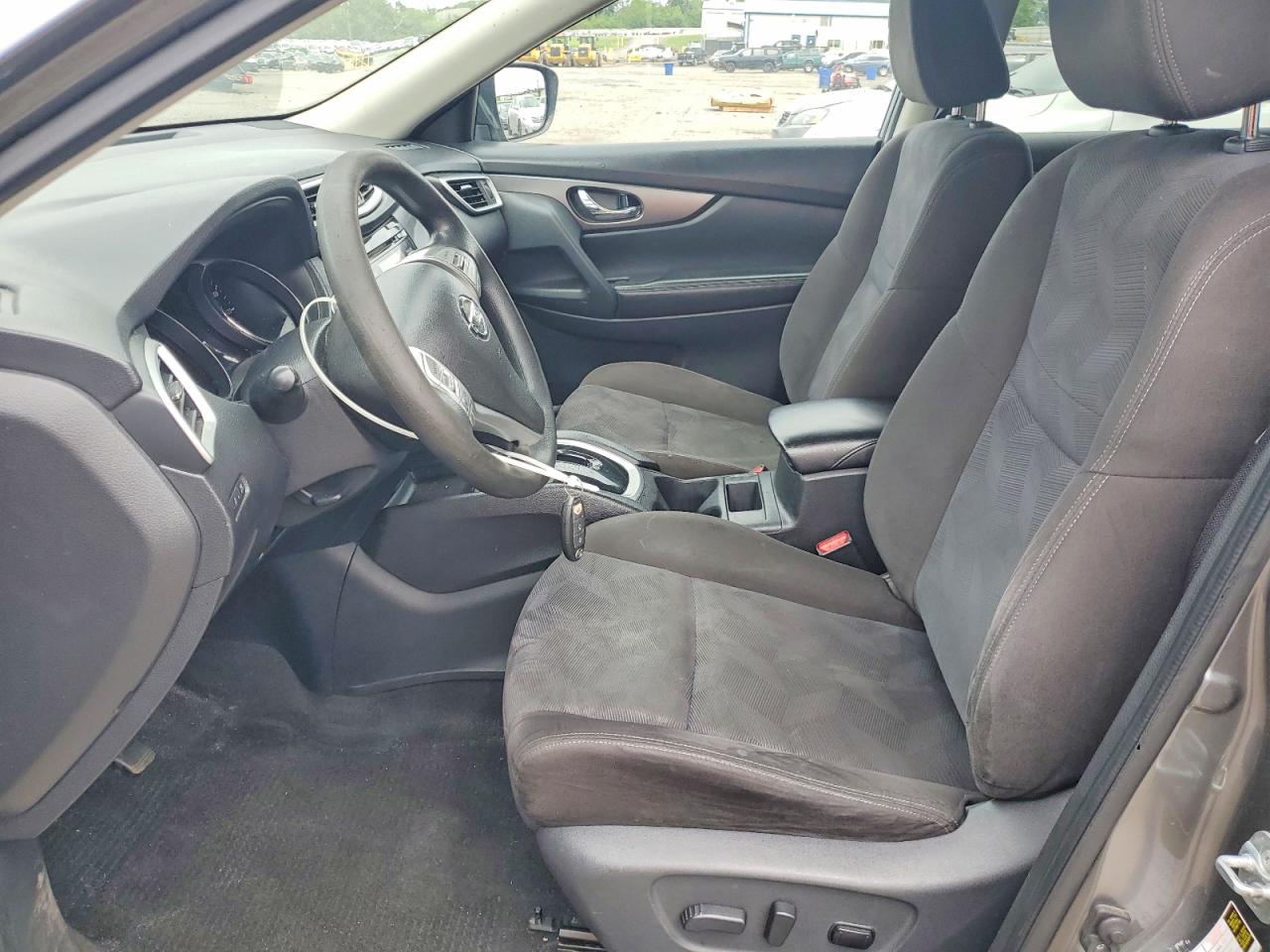 2015 Nissan Rogue Sv Gray vin: KNMAT2MV0FP555379