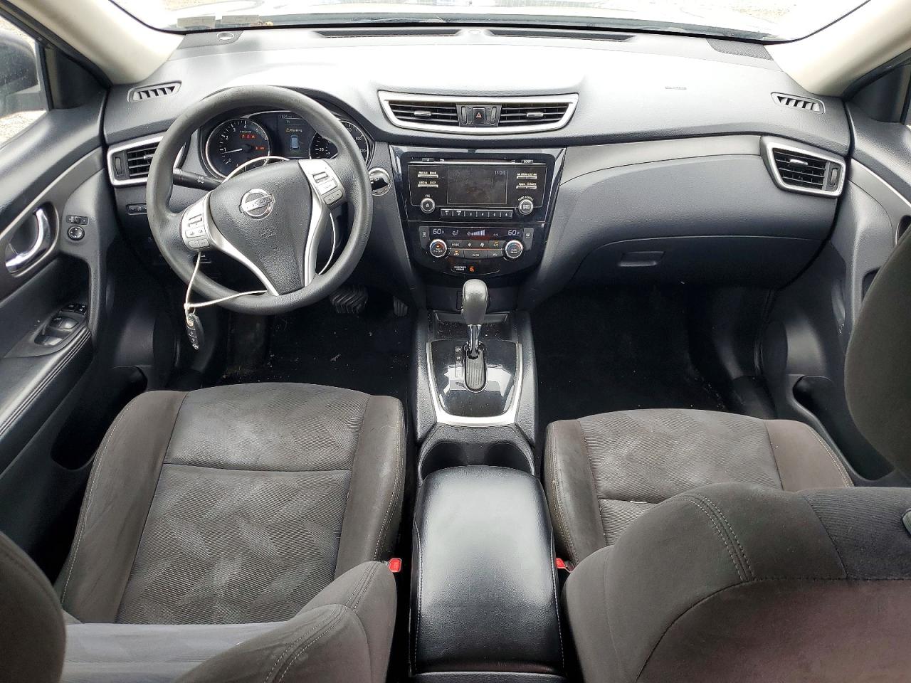 2015 Nissan Rogue Sv Gray vin: KNMAT2MV0FP555379