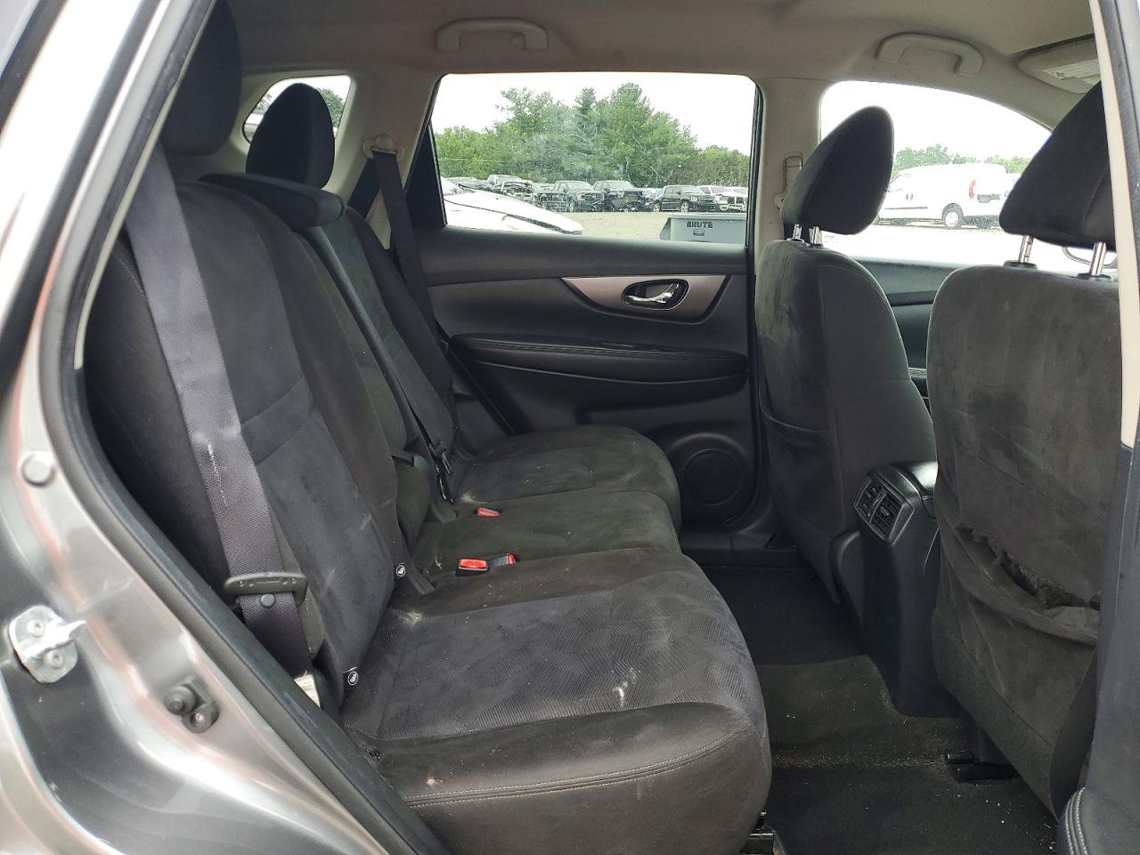 2015 Nissan Rogue Sv Gray vin: KNMAT2MV0FP555379