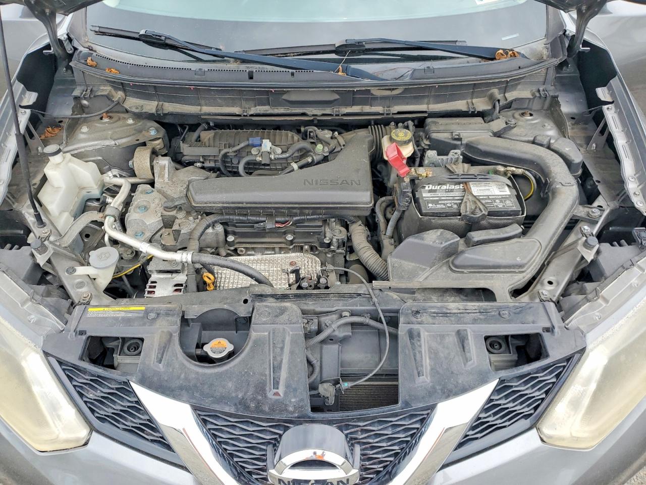 2015 Nissan Rogue Sv Gray vin: KNMAT2MV0FP555379