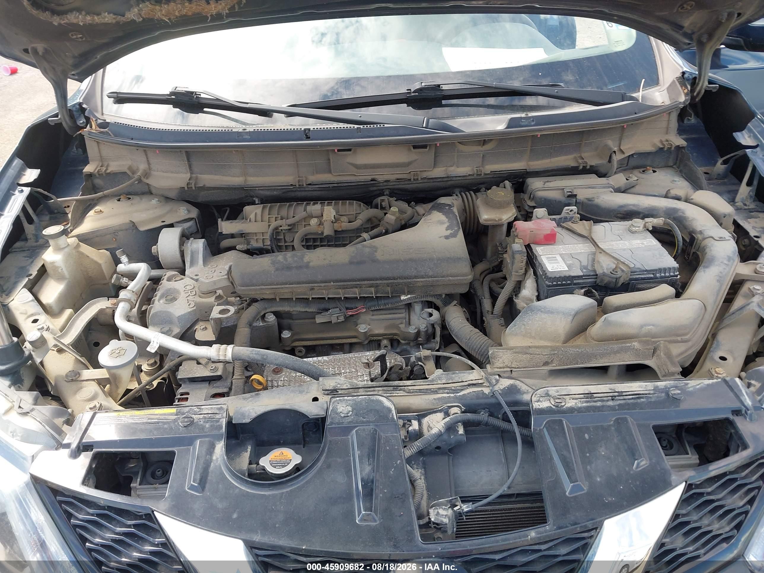 2015 Nissan Rogue S Blue vin: KNMAT2MV0FP556015