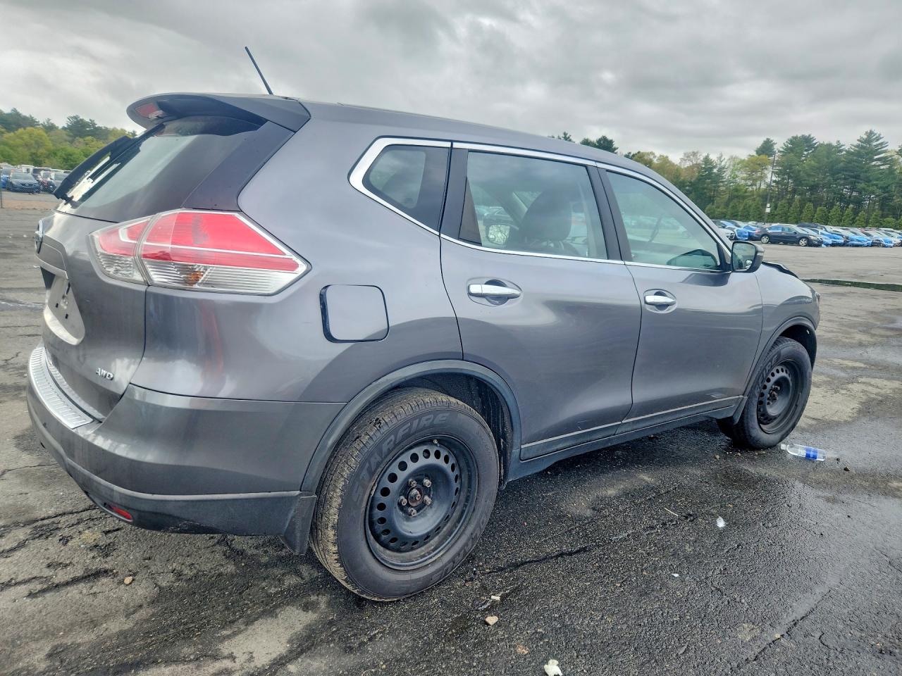 2015 Nissan Rogue S Charcoal vin: KNMAT2MV0FP564941