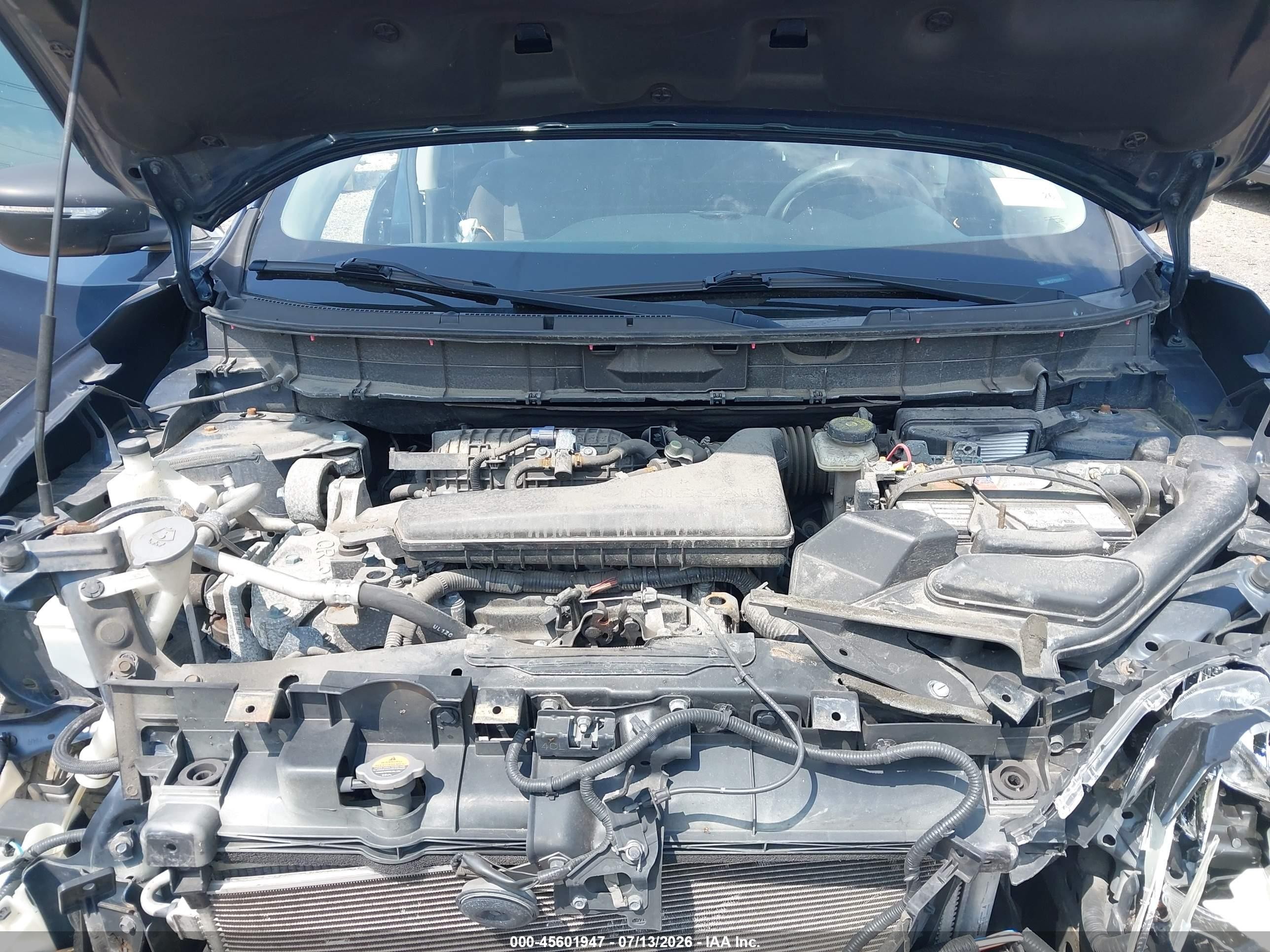 2015 Nissan Rogue S Blue vin: KNMAT2MV0FP568424