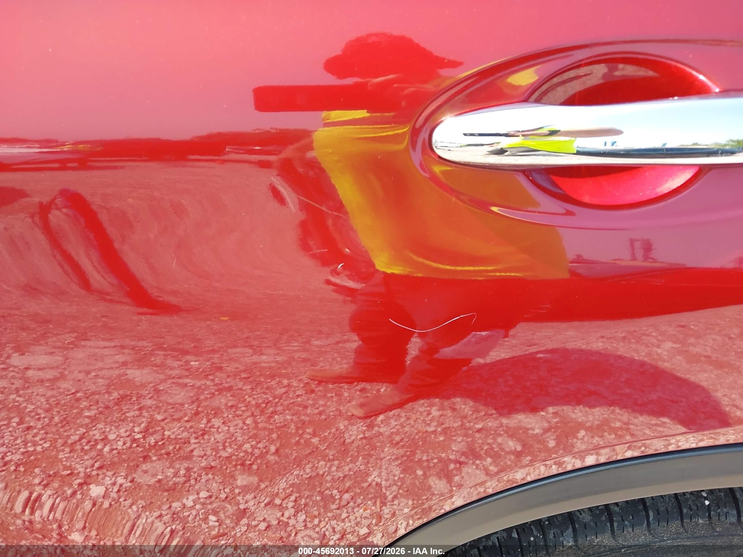 2015 Nissan Rogue Sv Red vin: KNMAT2MV0FP576426