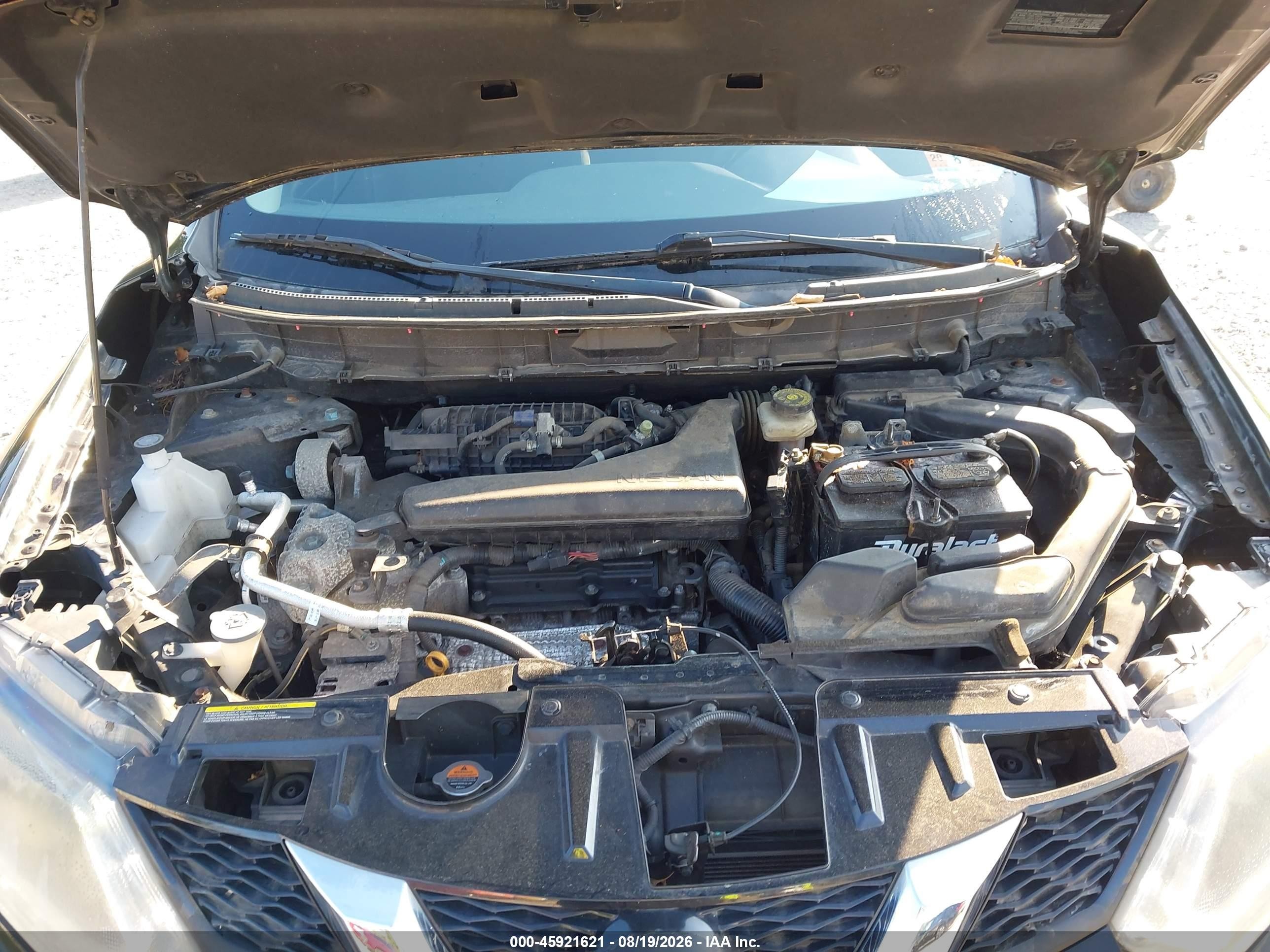 2015 Nissan Rogue Sv Black vin: KNMAT2MV0FP576992
