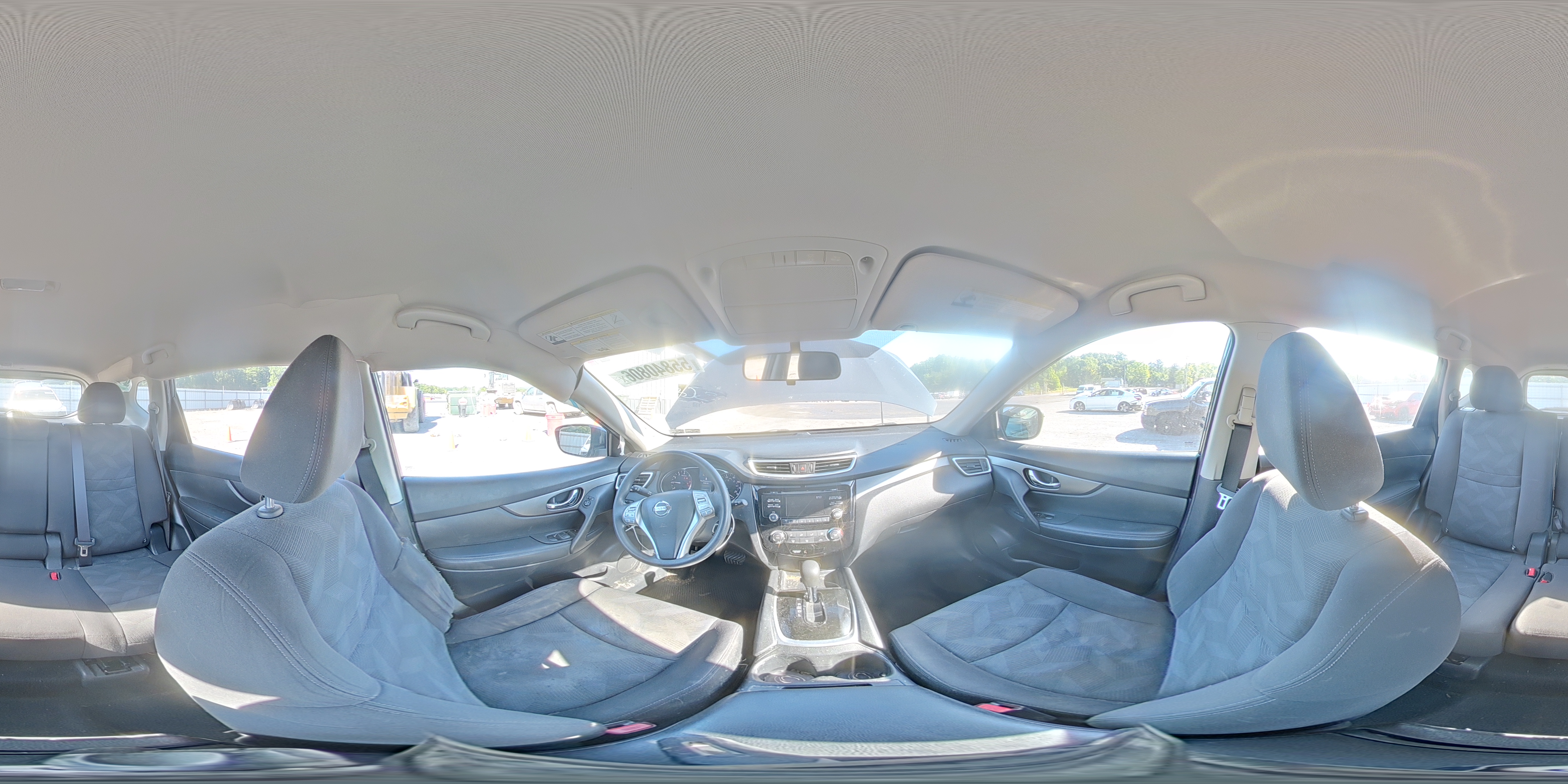 2016 Nissan Rogue S Синий vin: KNMAT2MV0GP637291