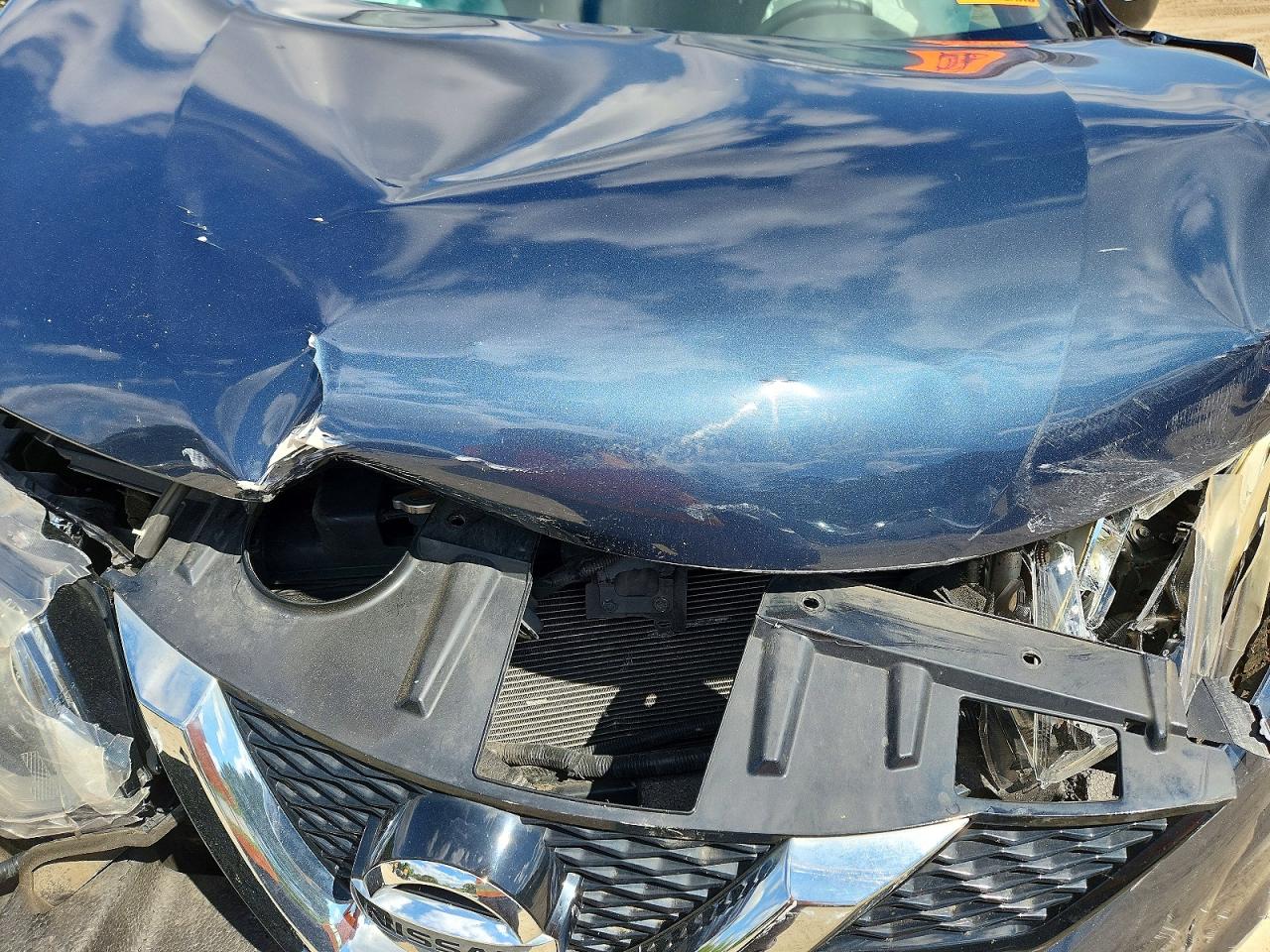 2016 Nissan Rogue Sv Blue vin: KNMAT2MV0GP662434