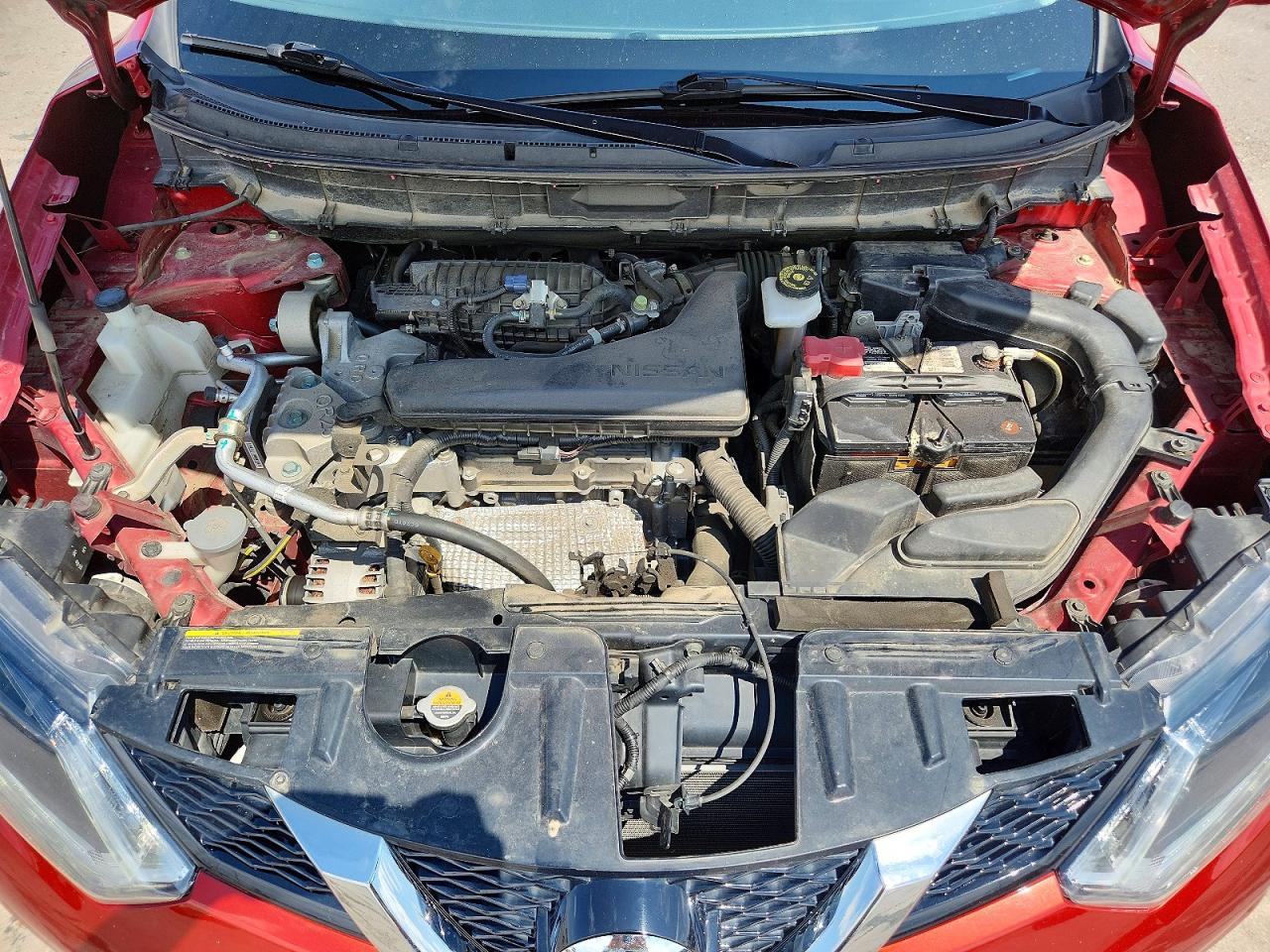 2016 Nissan Rogue Sv Red vin: KNMAT2MV0GP737942