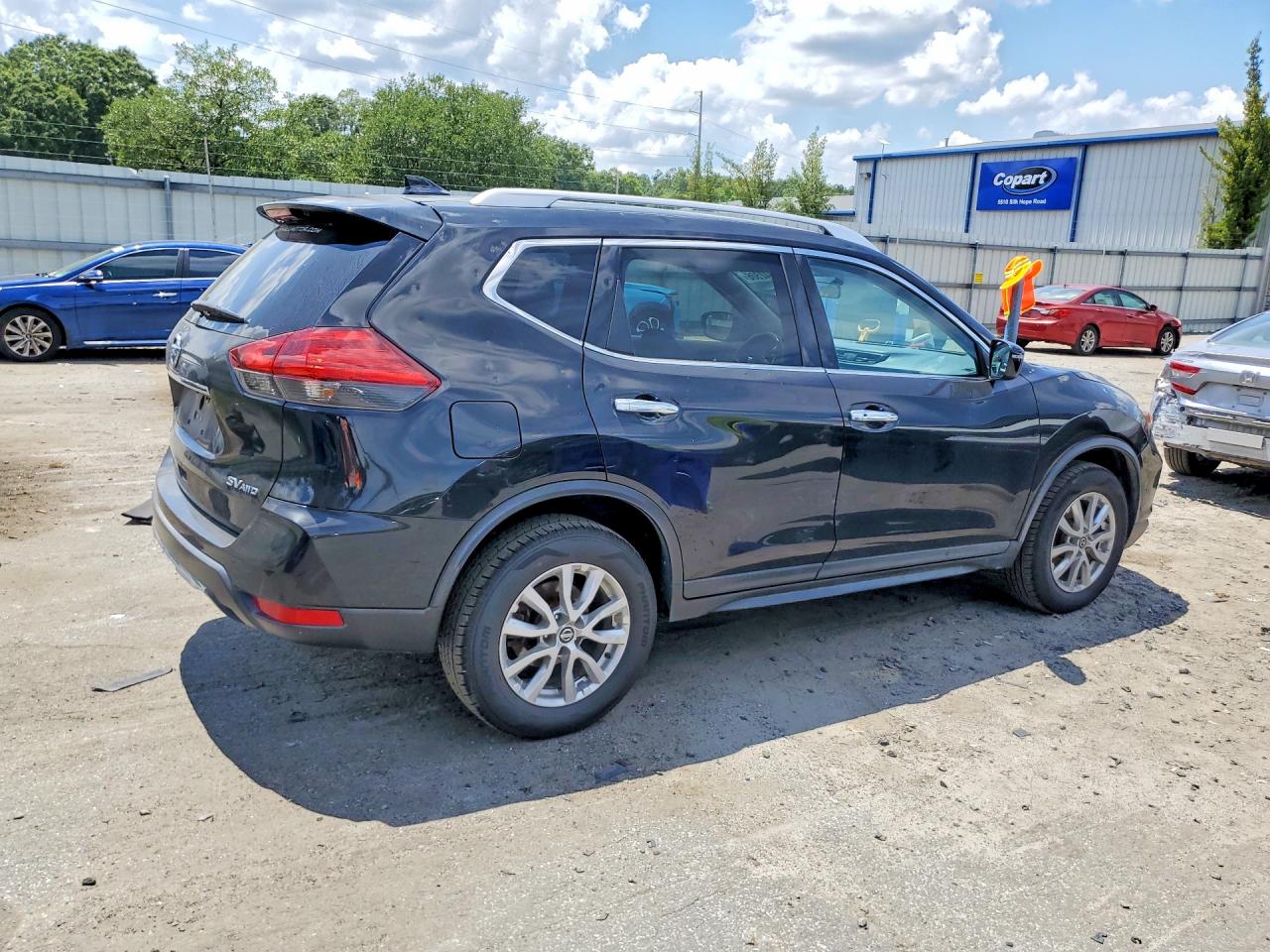 2017 Nissan Rogue Sv Black vin: KNMAT2MV0HP506847