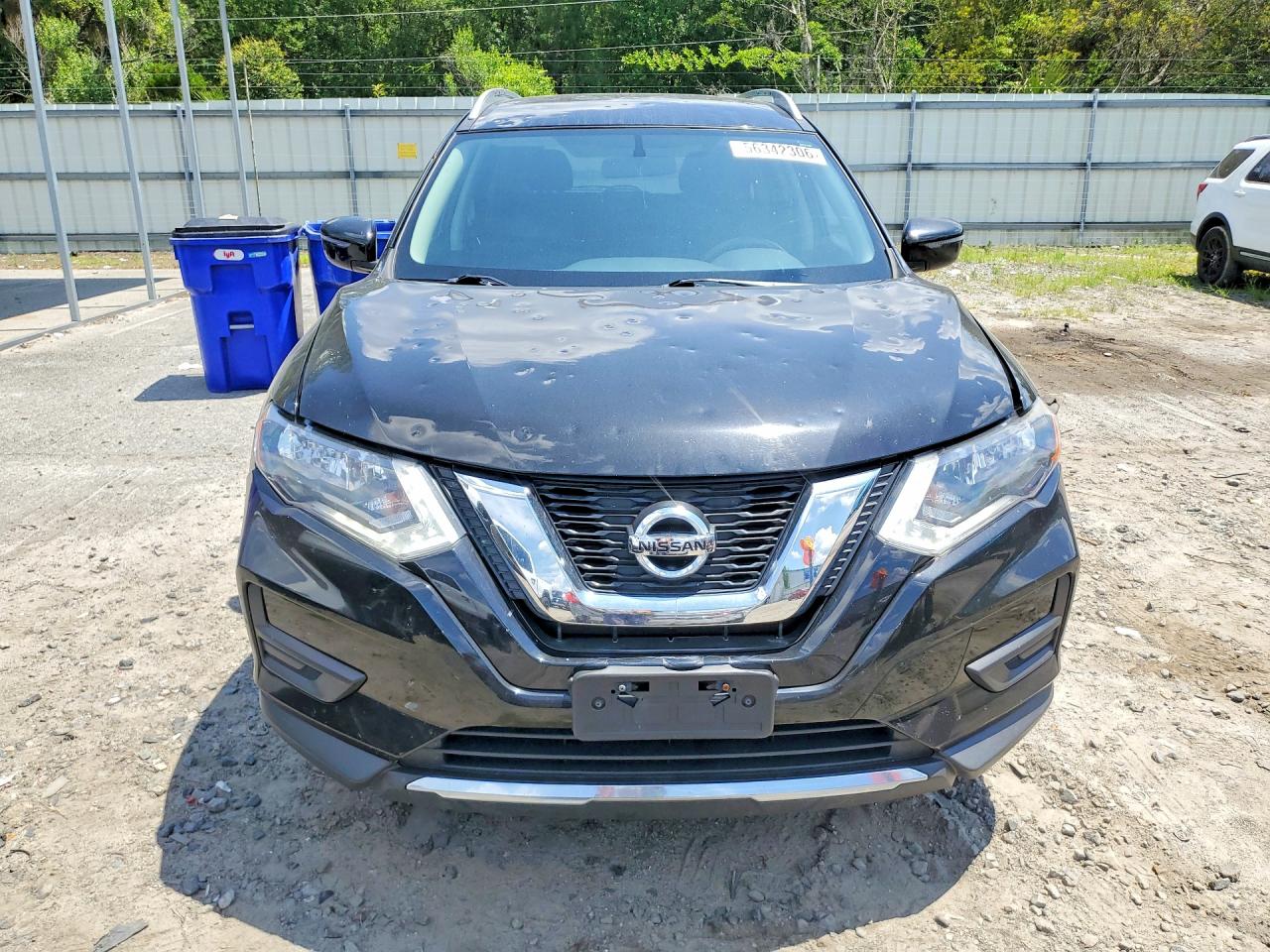 2017 Nissan Rogue Sv Black vin: KNMAT2MV0HP506847