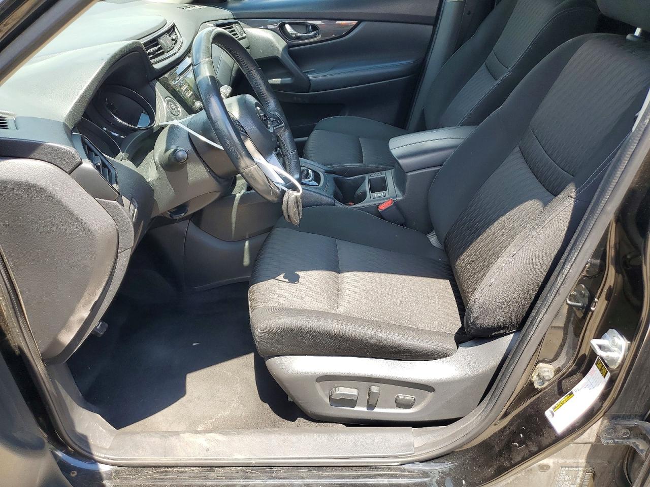 2017 Nissan Rogue Sv Black vin: KNMAT2MV0HP506847