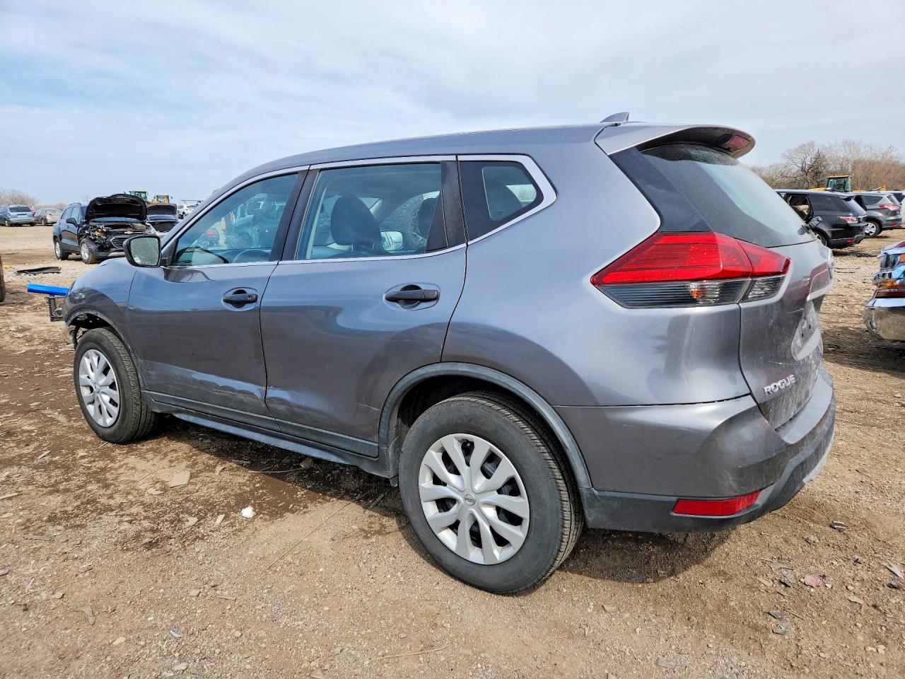 2017 Nissan Rogue S Gray vin: KNMAT2MV0HP558852