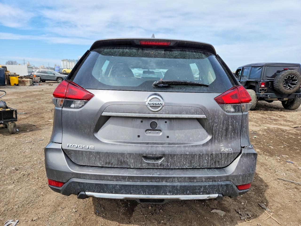 2017 Nissan Rogue S Gray vin: KNMAT2MV0HP558852