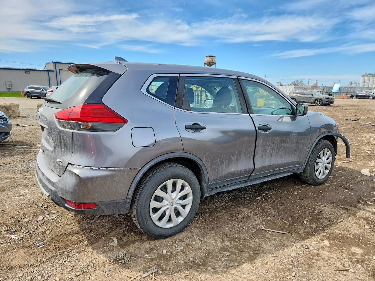2017 Nissan Rogue S Gray vin: KNMAT2MV0HP558852