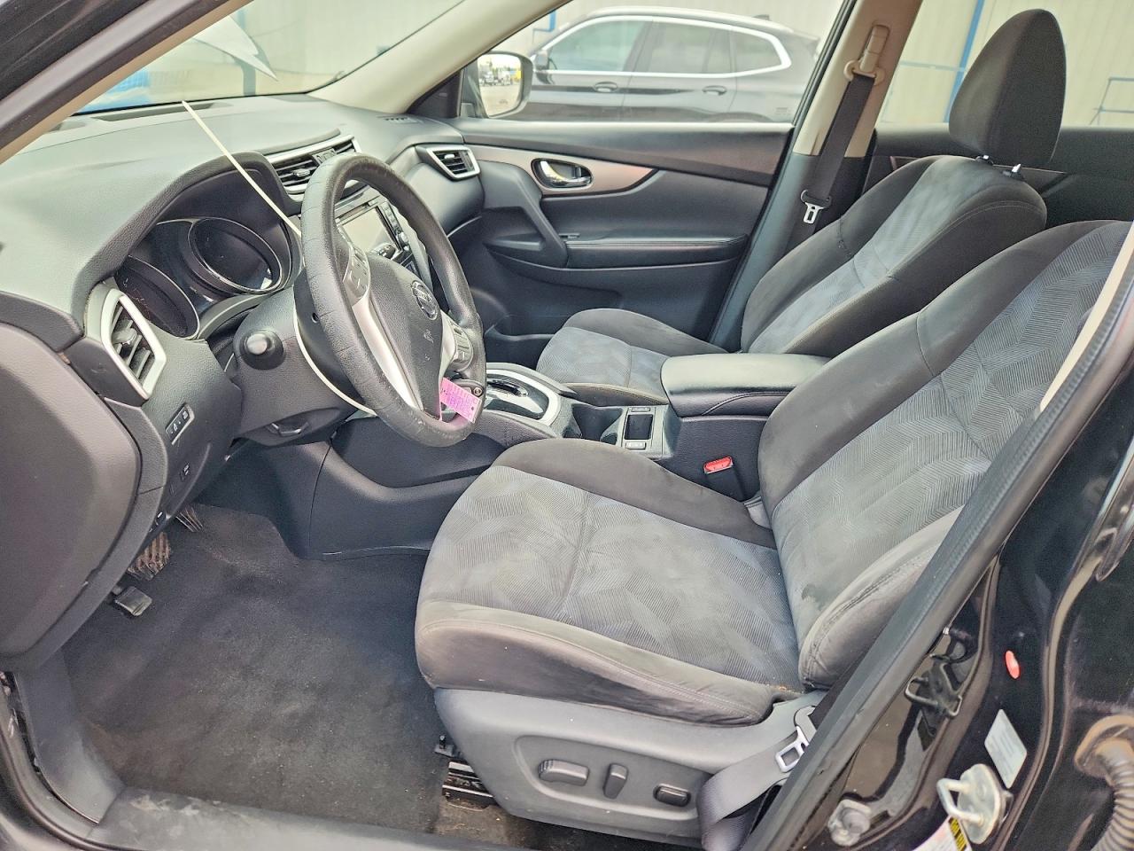 2015 Nissan Rogue Sv Black vin: KNMAT2MV1FP502027