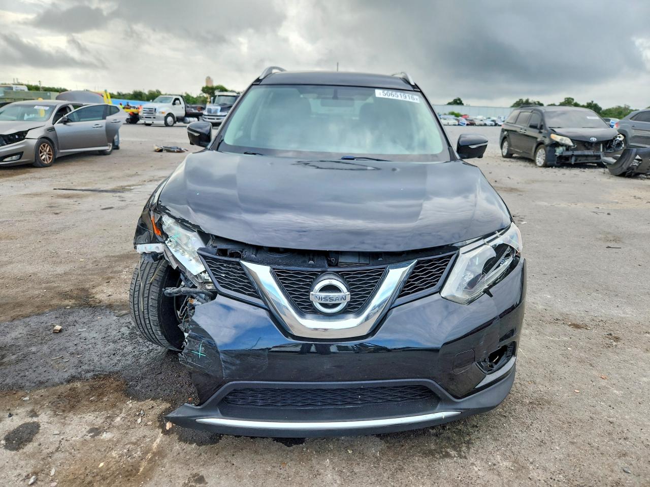2015 Nissan Rogue Sv Black vin: KNMAT2MV1FP502027