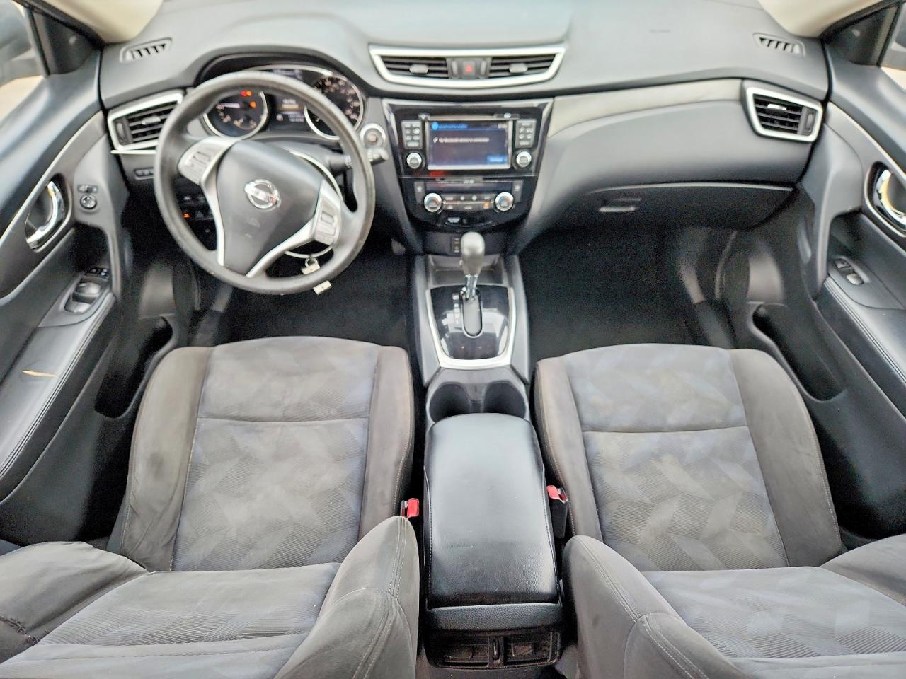 2015 Nissan Rogue Sv Black vin: KNMAT2MV1FP502027