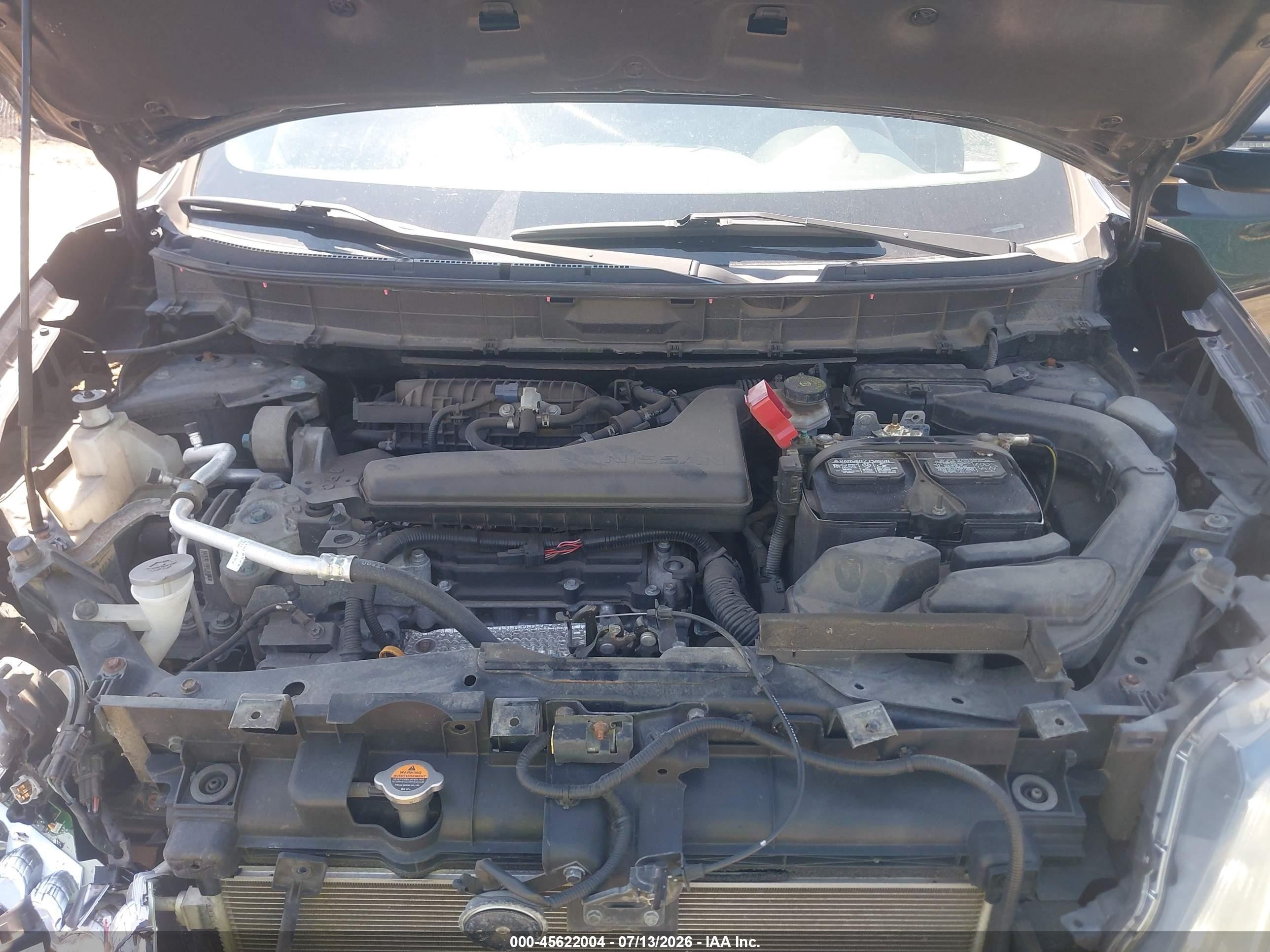 2015 Nissan Rogue Sv Черный vin: KNMAT2MV1FP502545