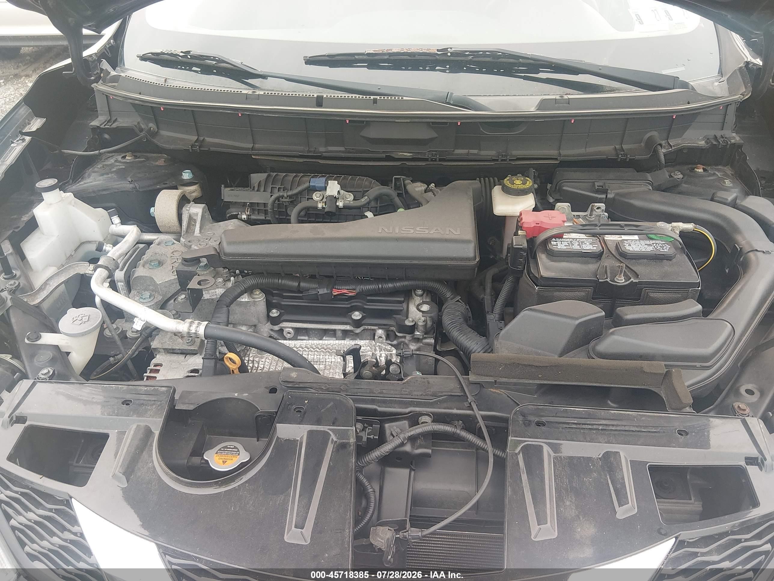 2015 Nissan Rogue Sv Black vin: KNMAT2MV1FP516882