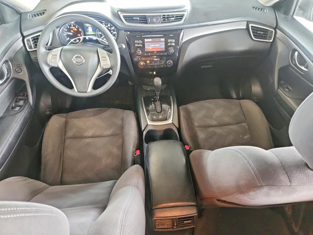 2015 Nissan Rogue S Gray vin: KNMAT2MV1FP527882