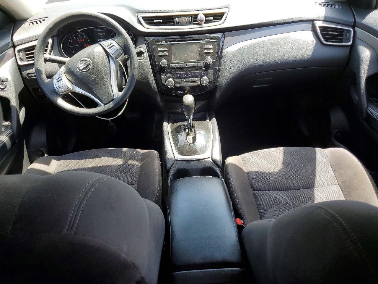 2015 Nissan Rogue Sv Серый vin: KNMAT2MV1FP528899