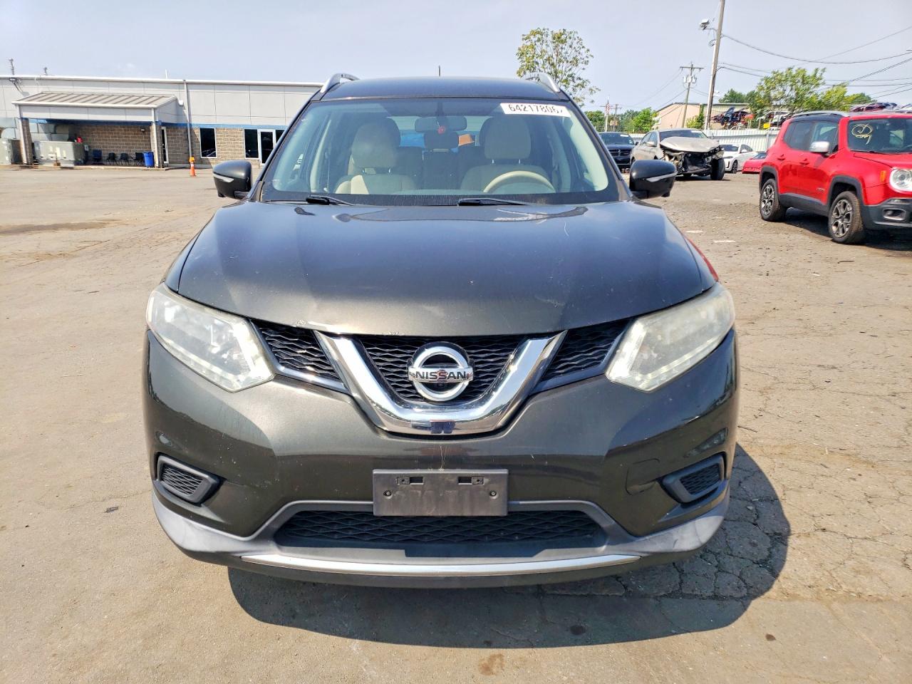 2015 Nissan Rogue Black vin: KNMAT2MV1FP533066
