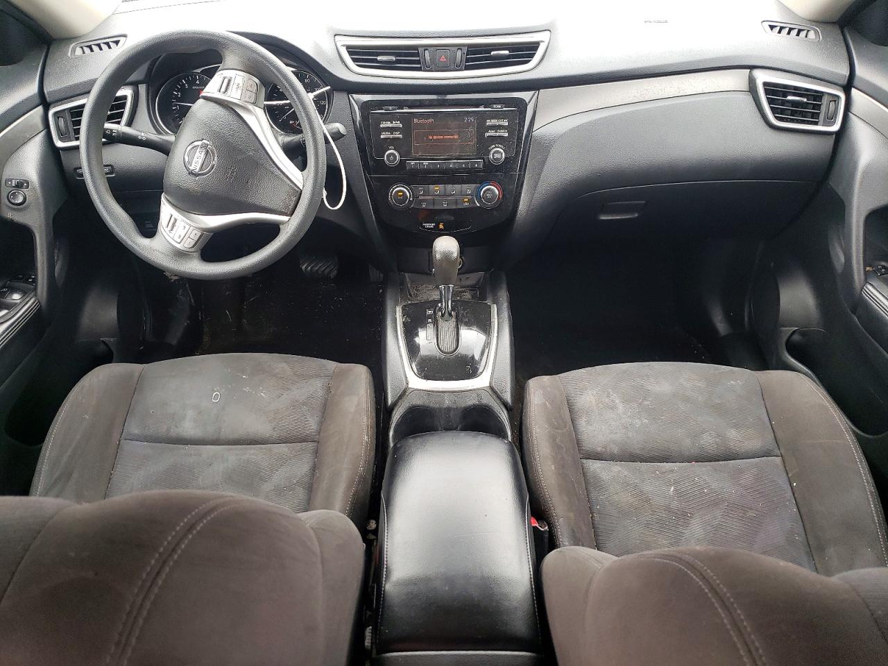 2015 Nissan Rogue S Maroon vin: KNMAT2MV1FP542964