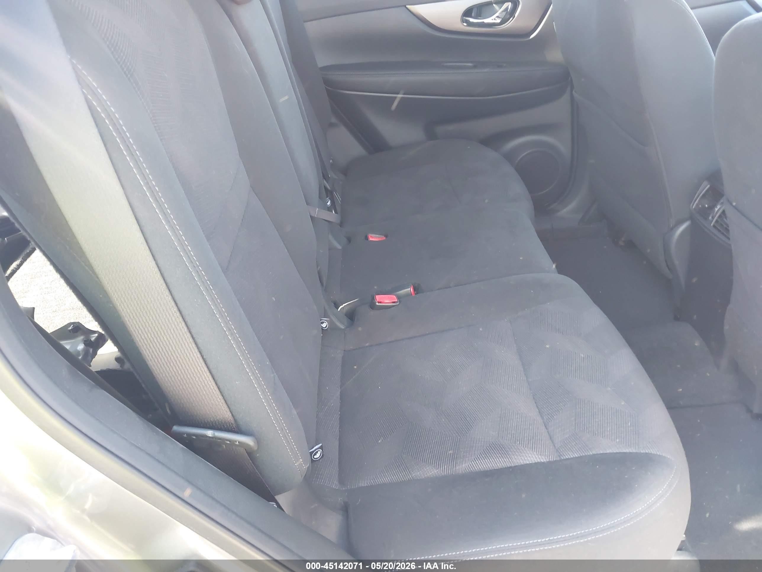 2015 Nissan Rogue Sv Gray vin: KNMAT2MV1FP574572