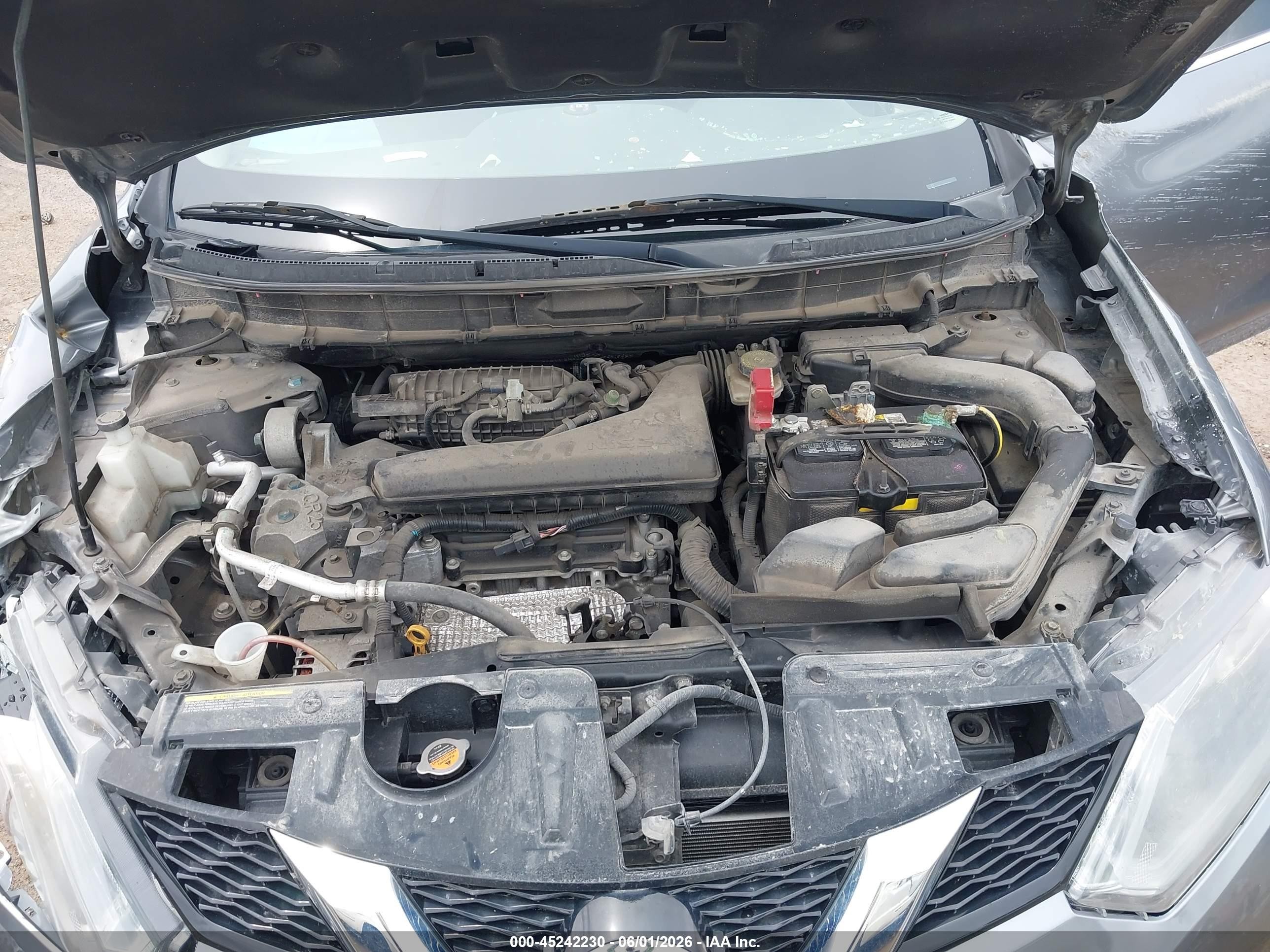 2015 Nissan Rogue S Blue vin: KNMAT2MV1FP585863