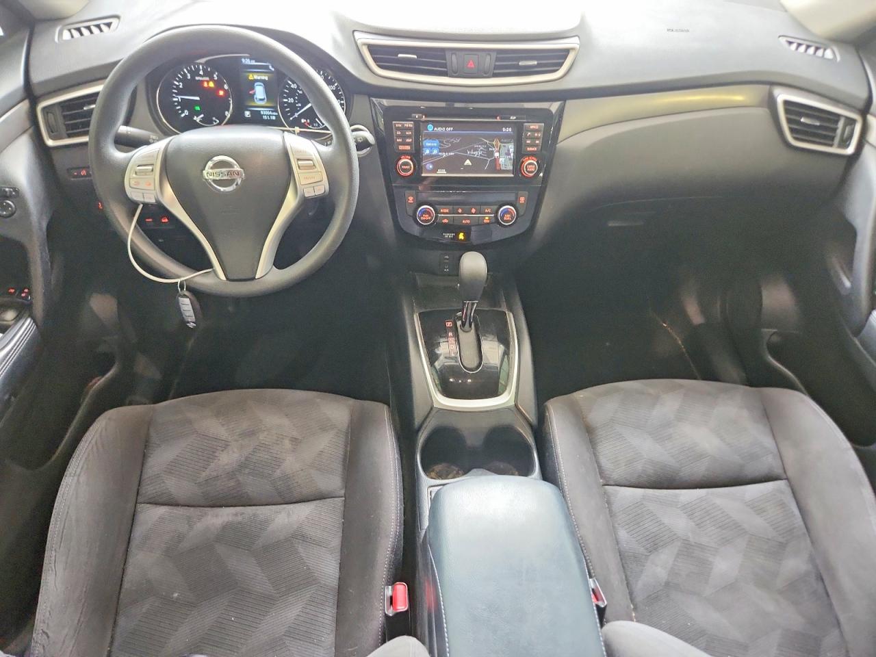 2016 Nissan Rogue Sv Синий vin: KNMAT2MV1GP630057