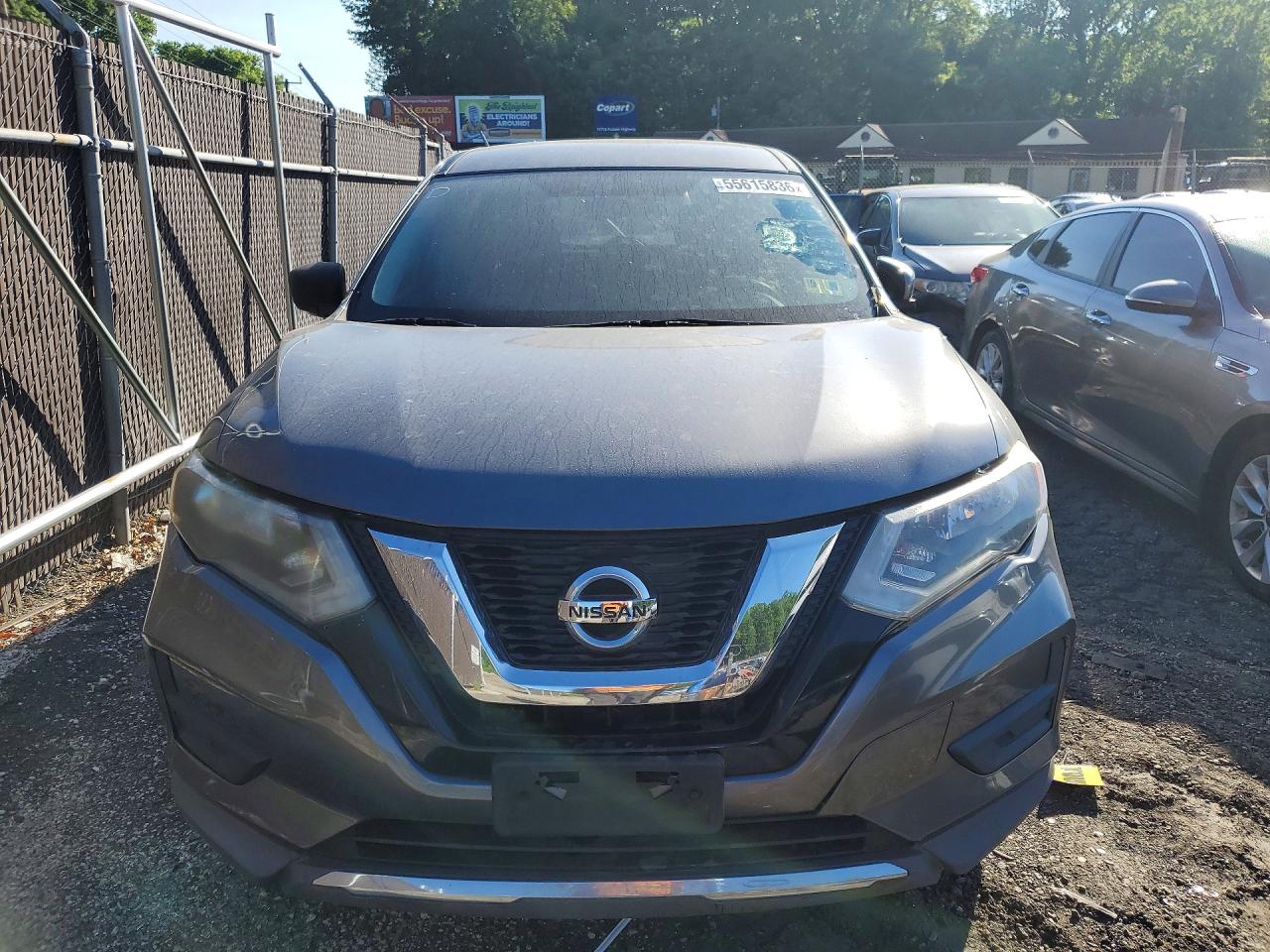 2017 Nissan Rogue S Gray vin: KNMAT2MV1HP514388