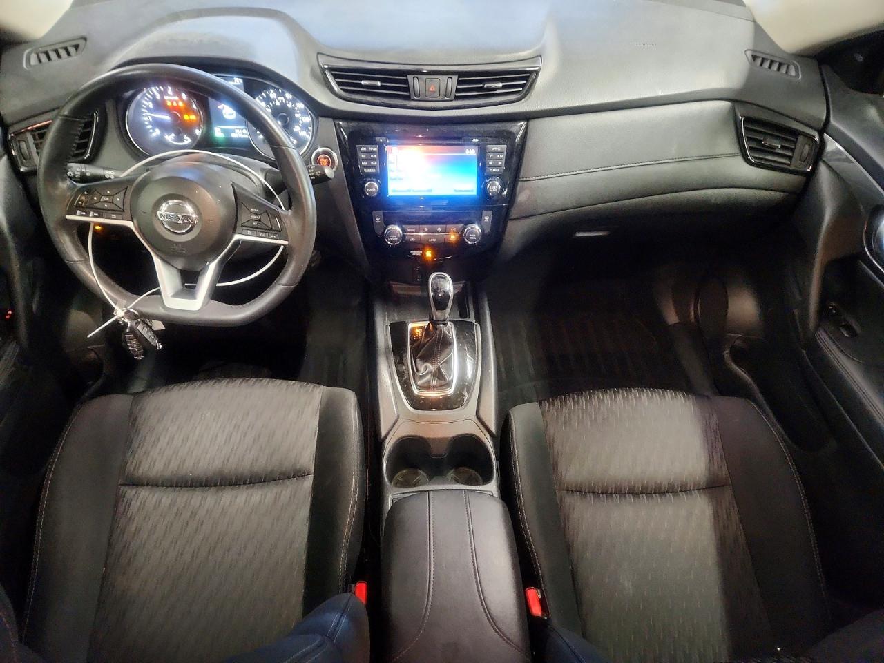 2017 Nissan Rogue Sv Черный vin: KNMAT2MV1HP533992