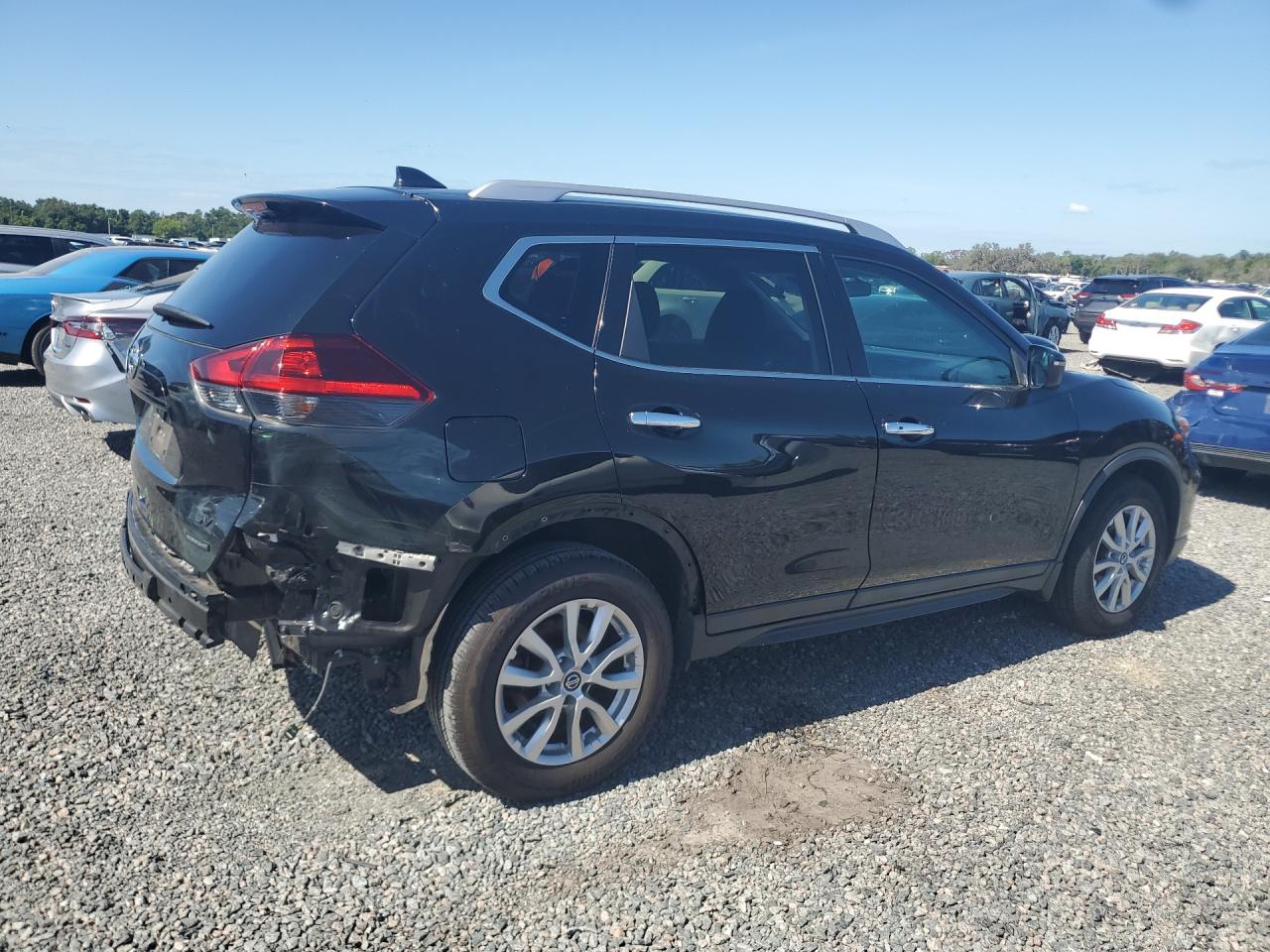 2018 Nissan Rogue Sv Black vin: KNMAT2MV1JP596029