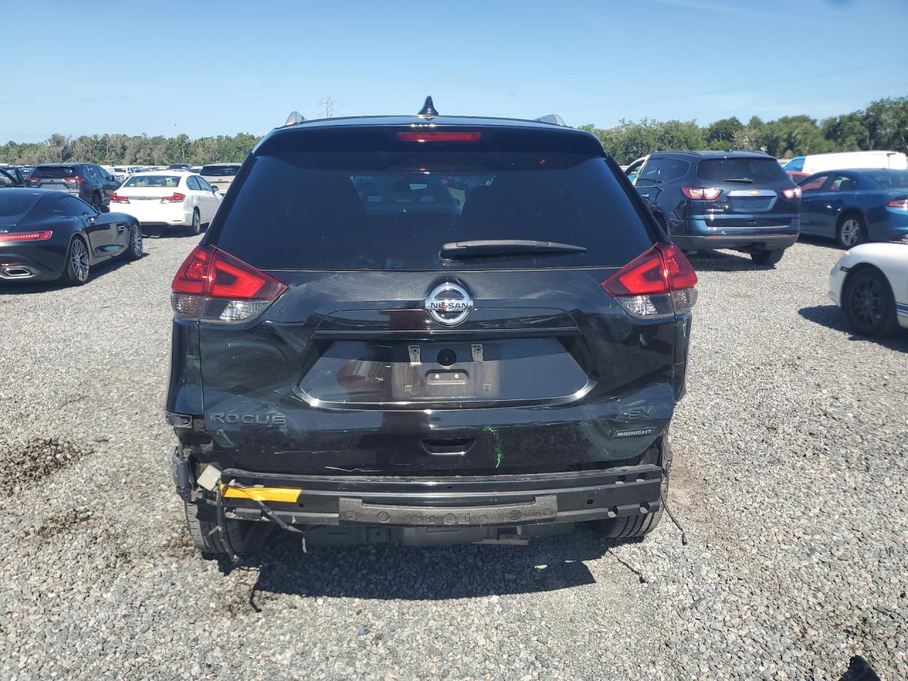 2018 Nissan Rogue Sv Black vin: KNMAT2MV1JP596029